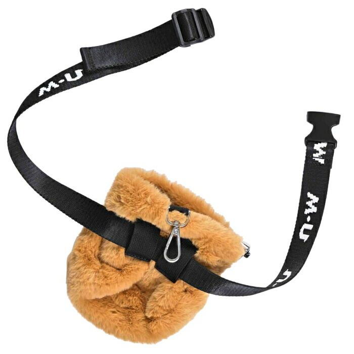 M・U SPORTS MUスポーツ 703J6018 モコモコファー ウエストポーチ