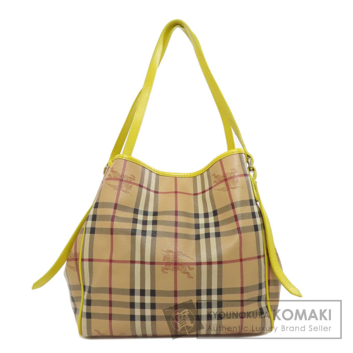 BURBERRY バーバリー ノバチェック トートバッグ PVC レディース 