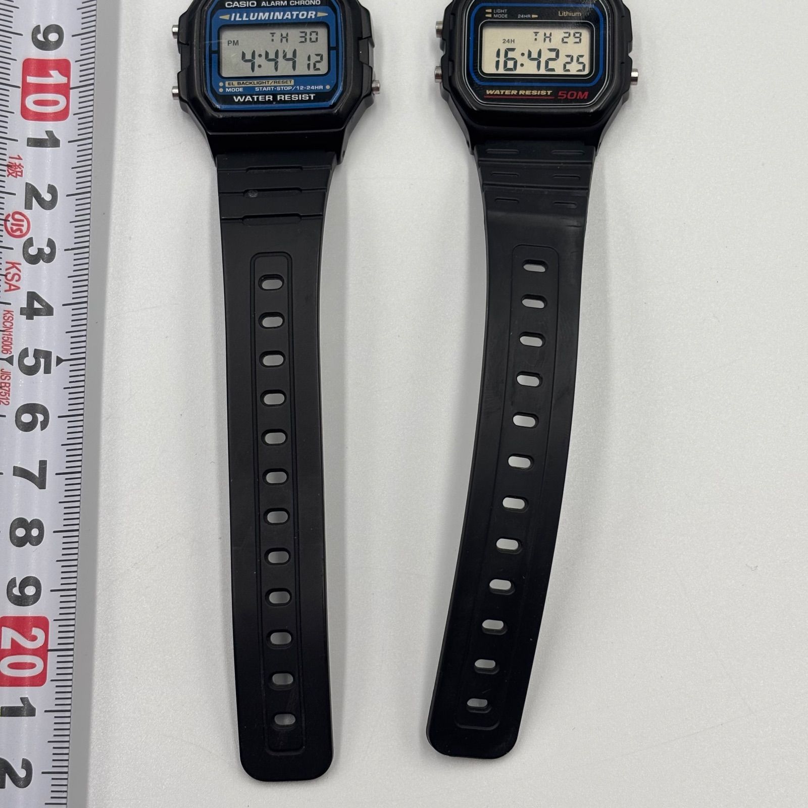 ◼︎カシオ デジタル腕時計 2本セット F-105 W-59 スタンダード 