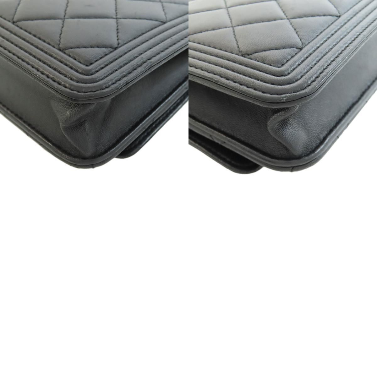 CHANEL シャネル チェーンウォレット ボーイシャネル シルバー金具 長 