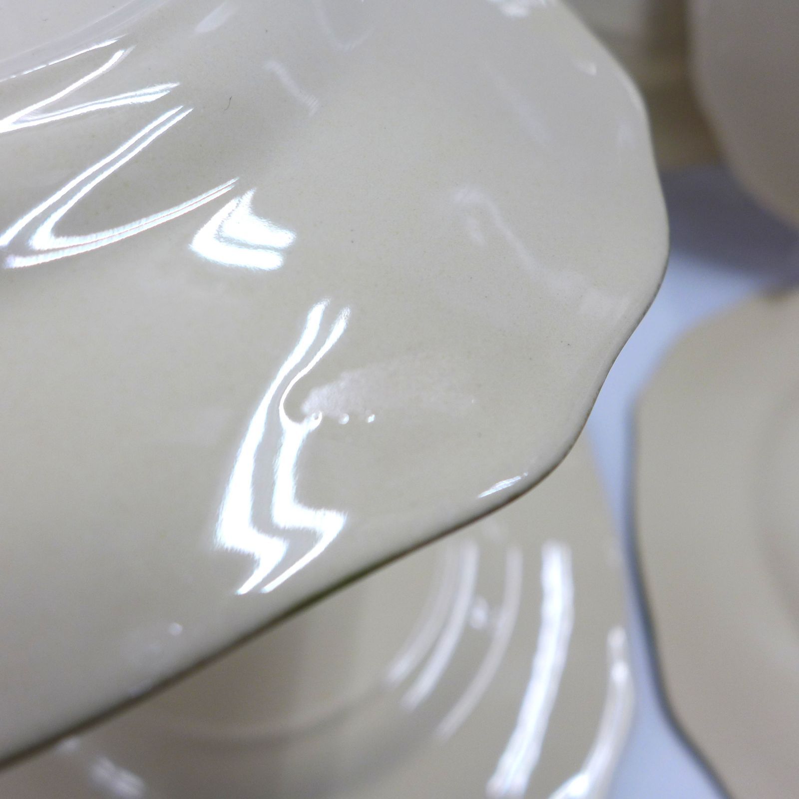 FRANCISCAN/フランシスカン　三日月プレート　　3枚セット　USA　美品 Franciscan フランシスカン デザートローズ スクエアプレート 5枚