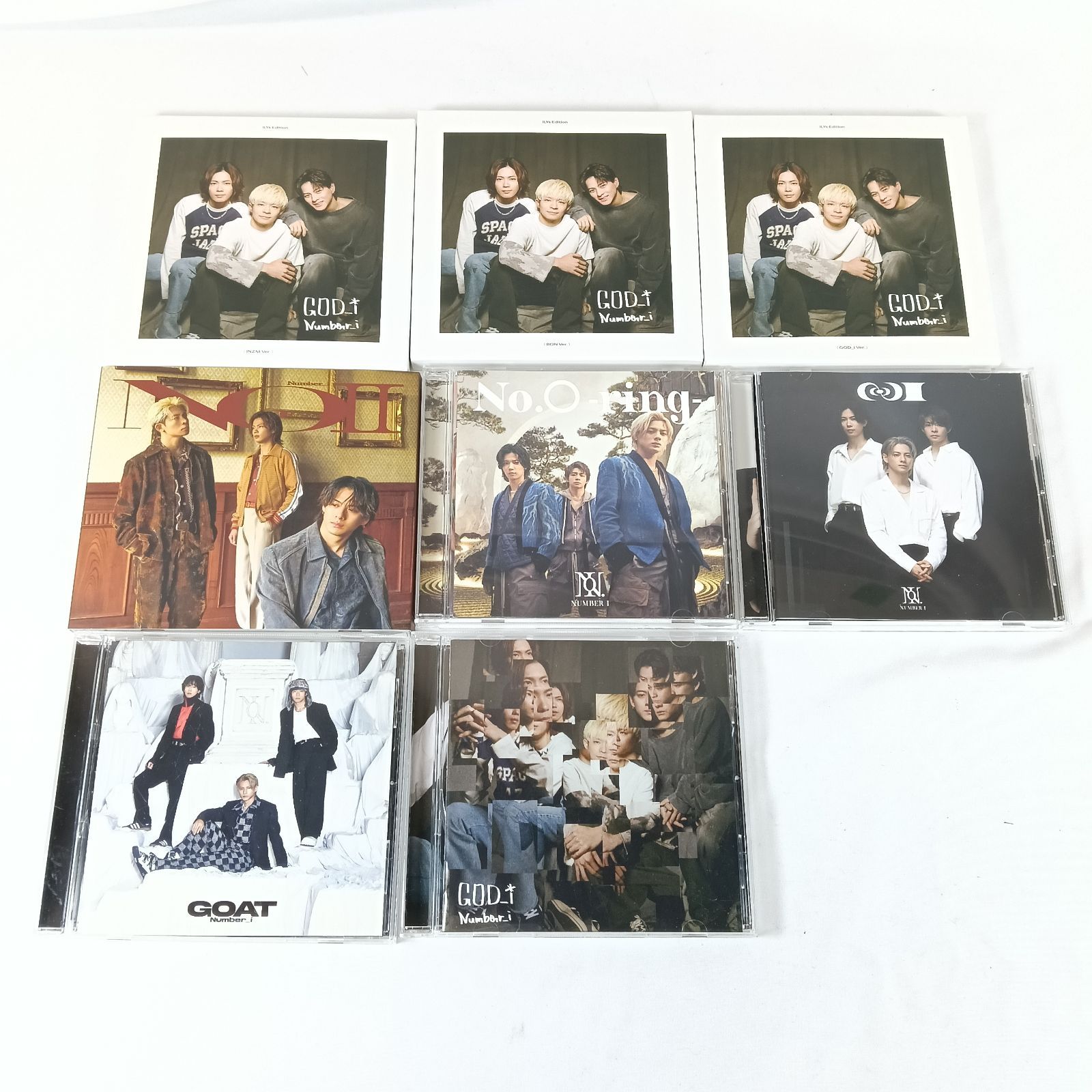 Number_i CD まとめ 8枚セット GOAT No.O-ring No.I 初回盤 - メルカリ