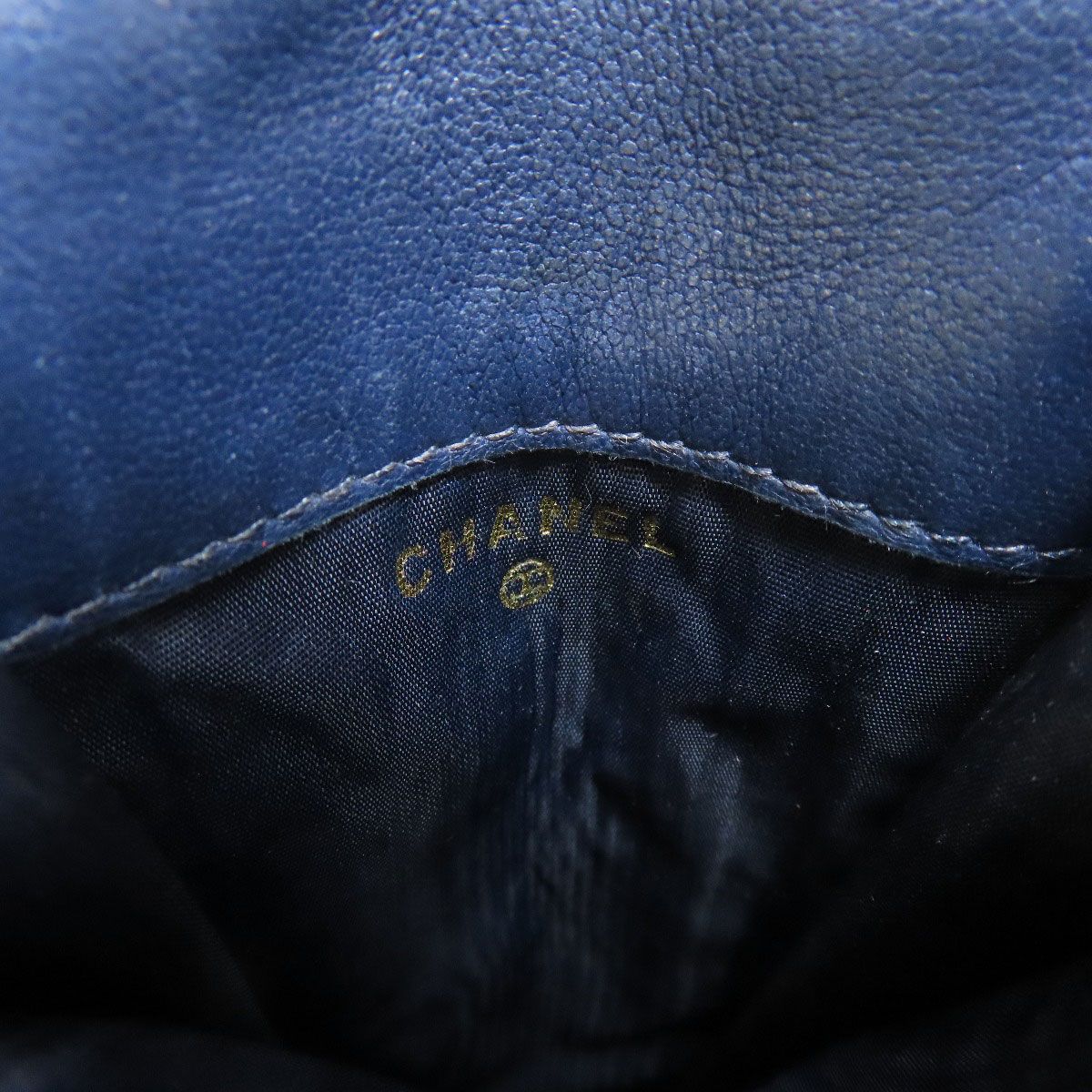 CHANEL シャネル ココマーク メガネケース デニム レディース [中古