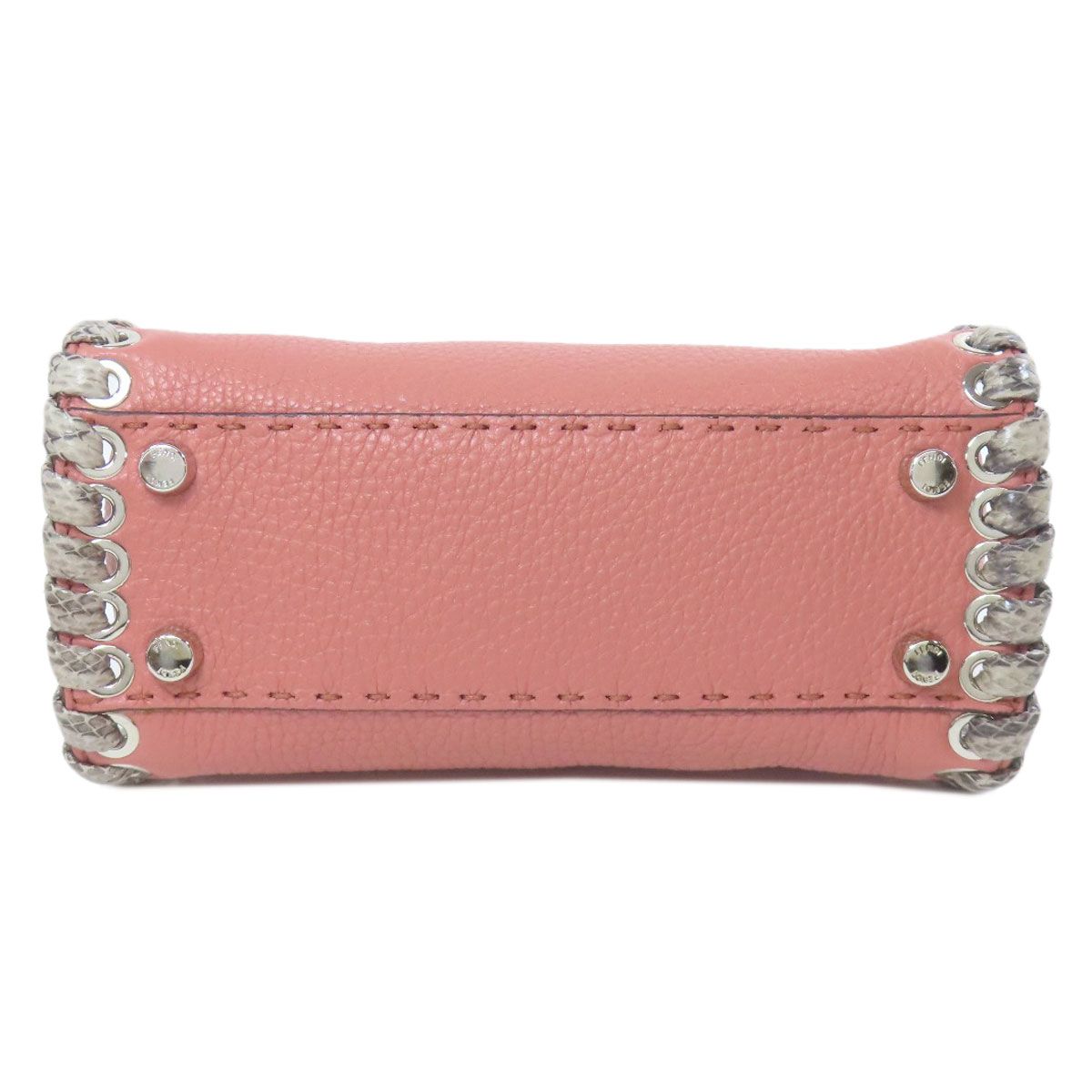 FENDI フェンディ ピーカブー ミニ セレリア 2WAY ハンドバッグ カーフ