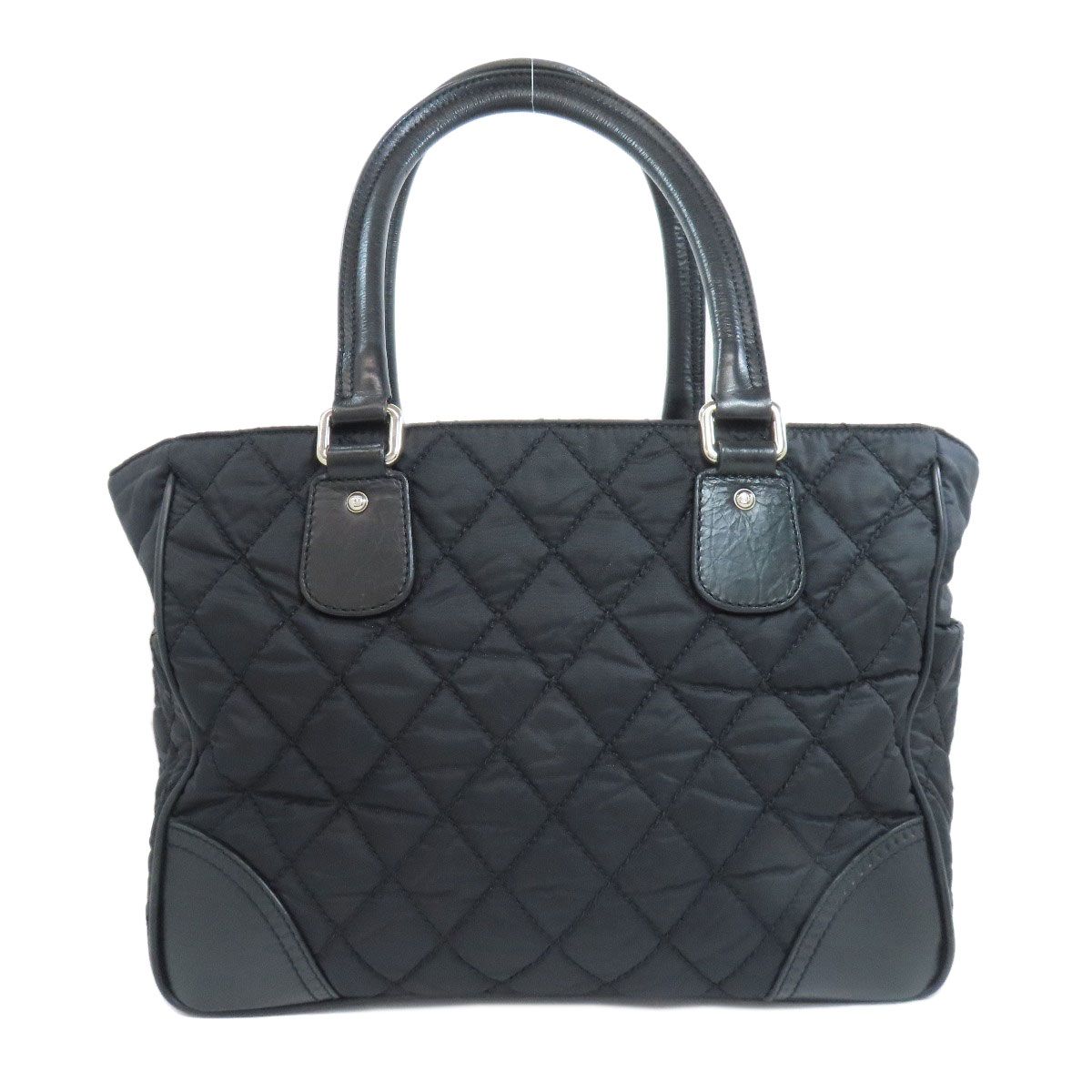 CHANEL シャネル パリ ニューヨーク シルバー金具 トートバッグ