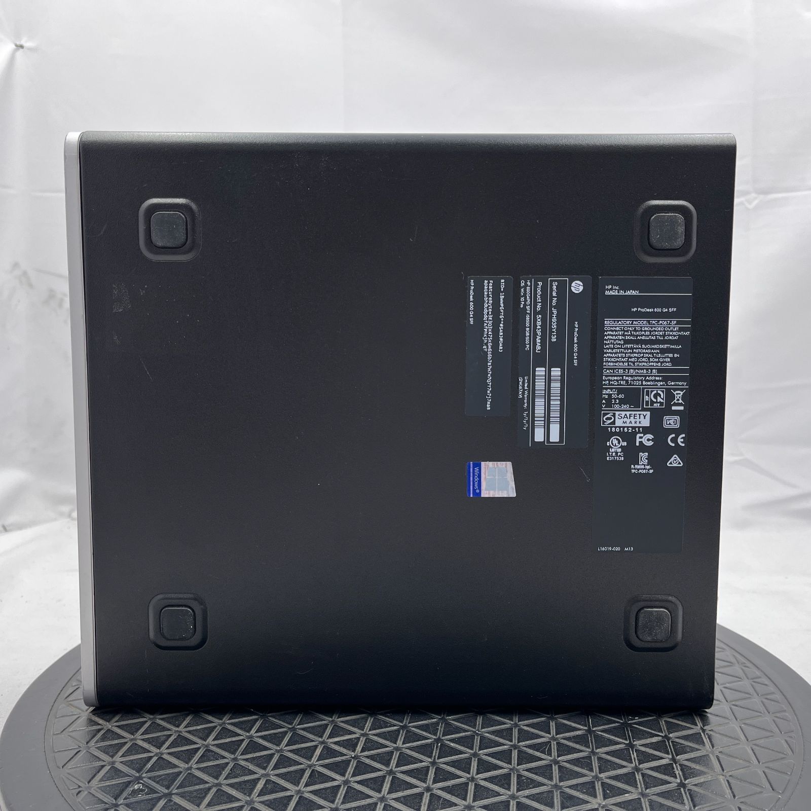 ☆外観スレあり/ジャンク☆HP ProDesk 600 G4 SFF [Core i5 8500 8GB