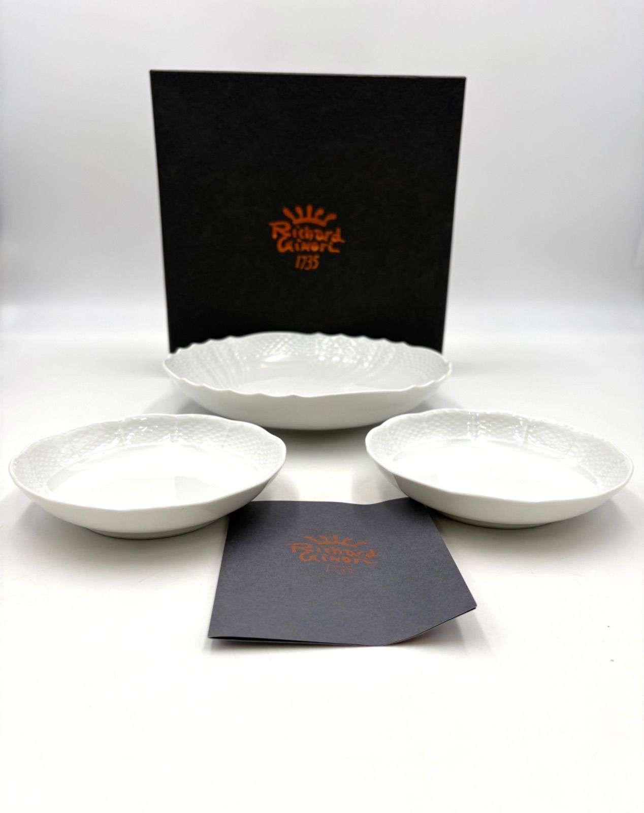 未使用保管品 Richard Ginori リチャードジノリ ベッキオホワイト 21cm