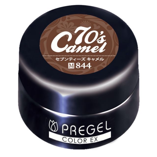 送料無料】プリジェル ジェルネイル カラーEX セブンティーズキャメル