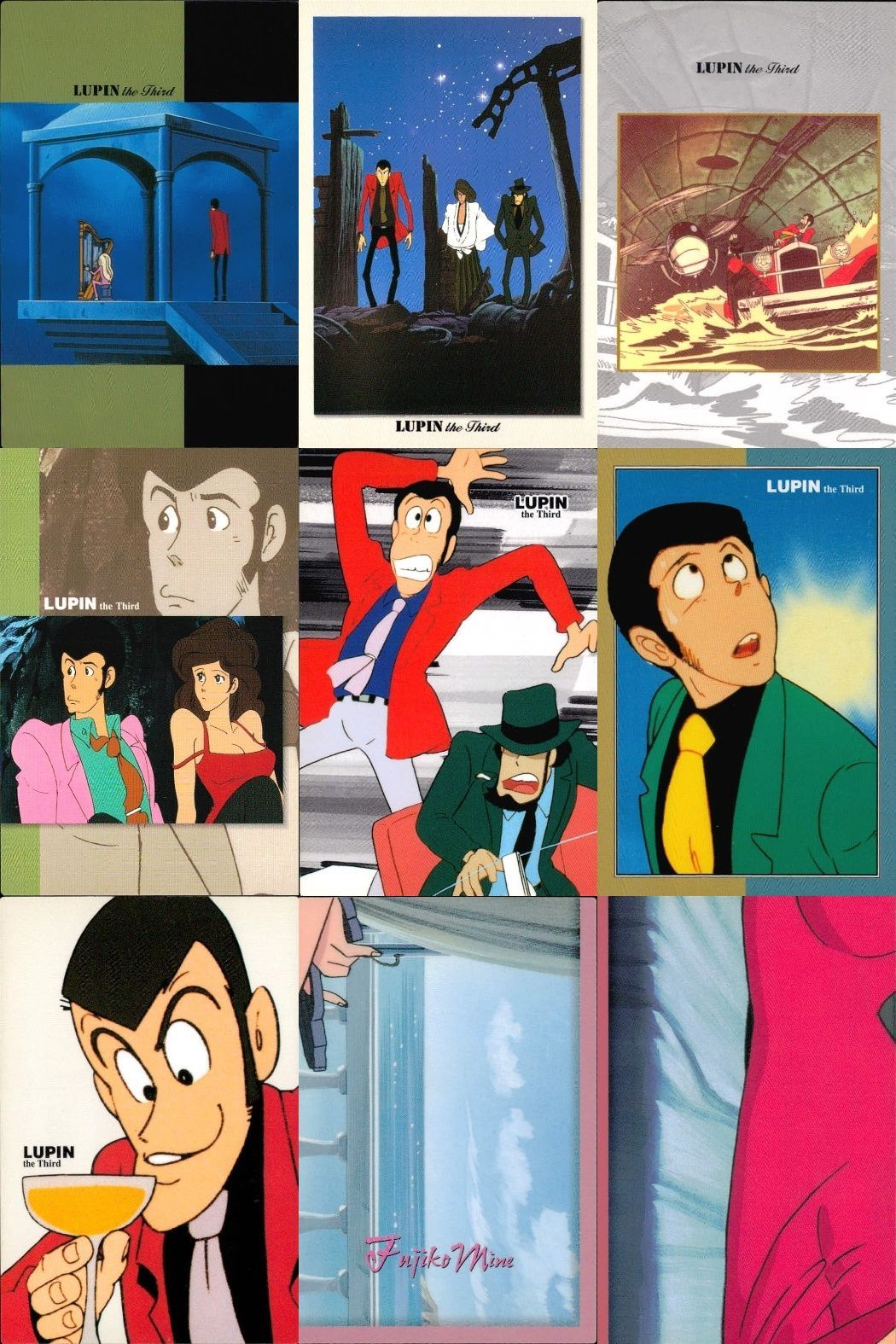 ux369 ルパン三世 カードダスマスターズ 9枚セット マモー TVシリーズ