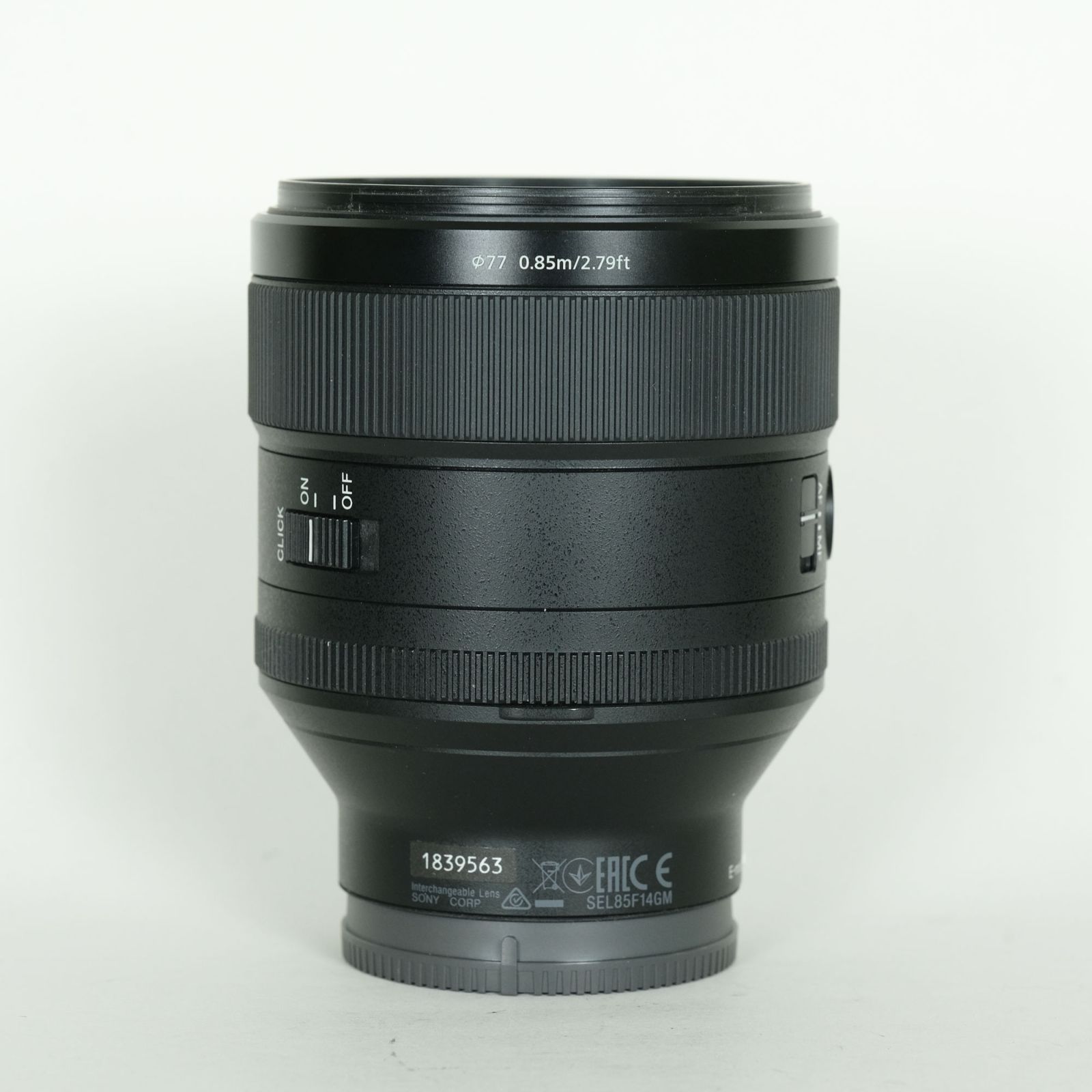 美品 | ARCRESTフィルター付 ] SONY FE 85mm F1.4 GM SEL85F14GM
