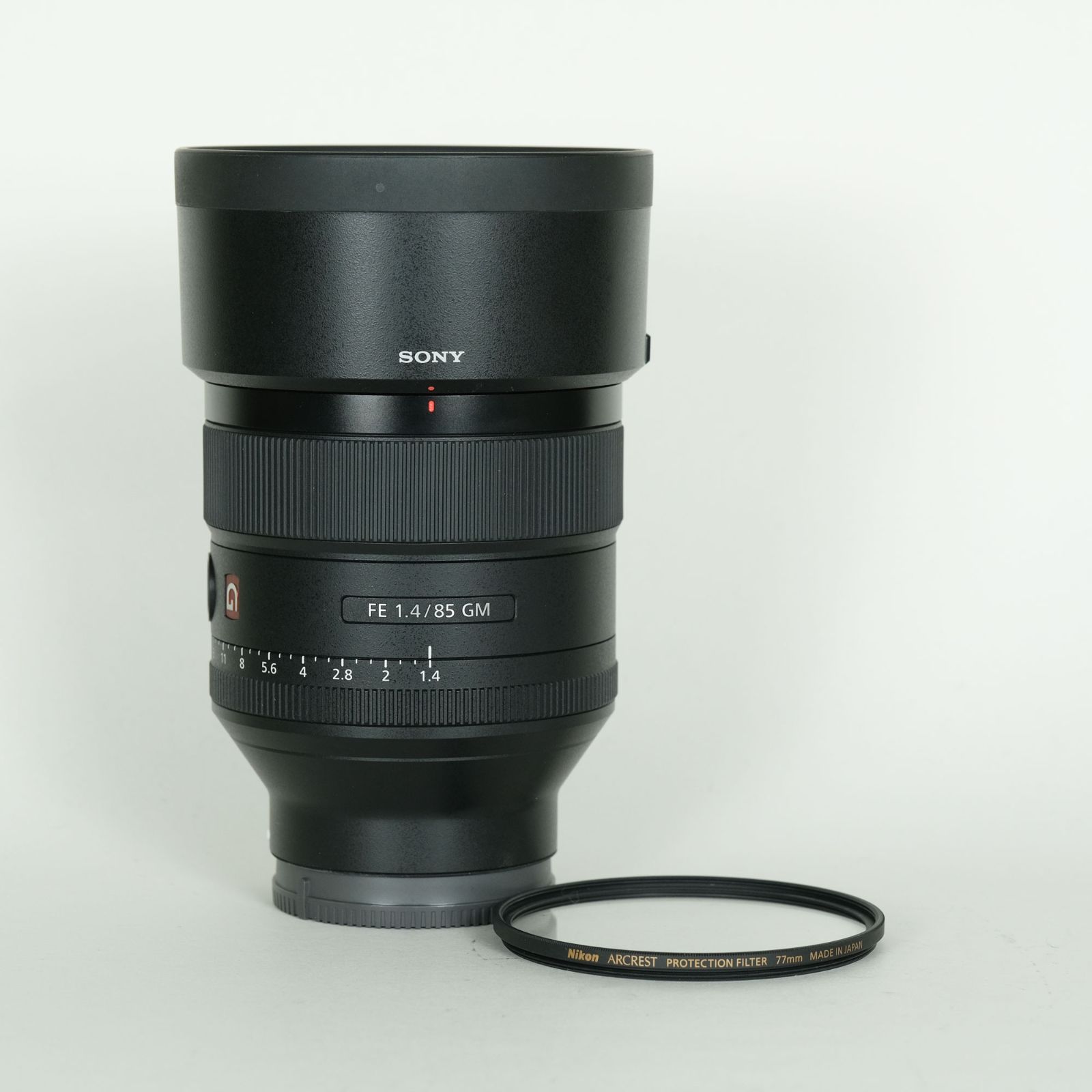 美品 | ARCRESTフィルター付 ] SONY FE 85mm F1.4 GM SEL85F14GM