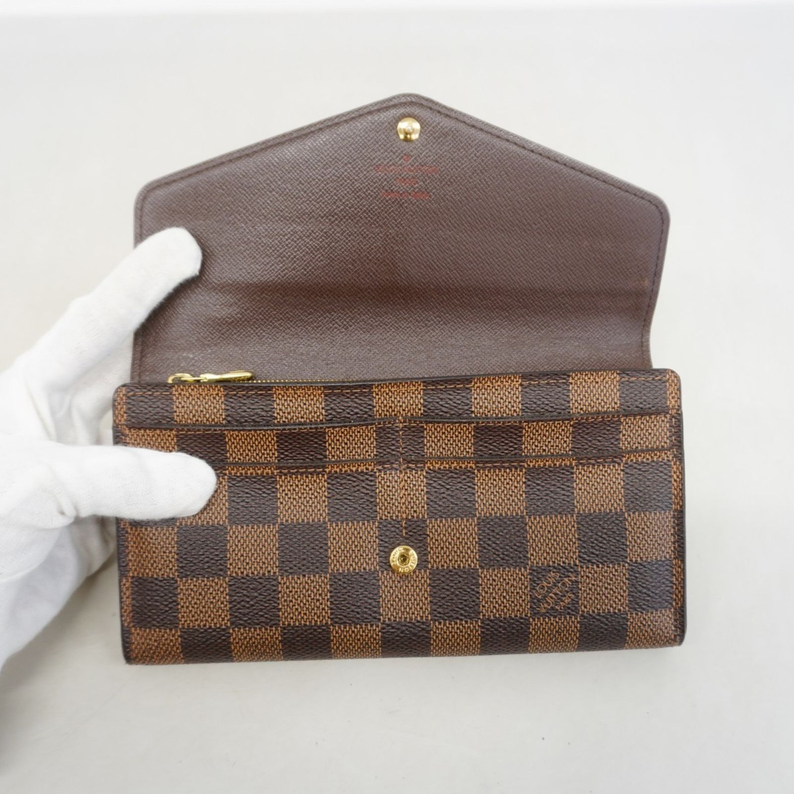 正規品✨ルイヴィトン ポルトフォイユ サラ ダミエ エベヌ 長財布 LOUIS VUITTON（ルイ・ヴィトン） 長財布 ダミエ・エベヌ