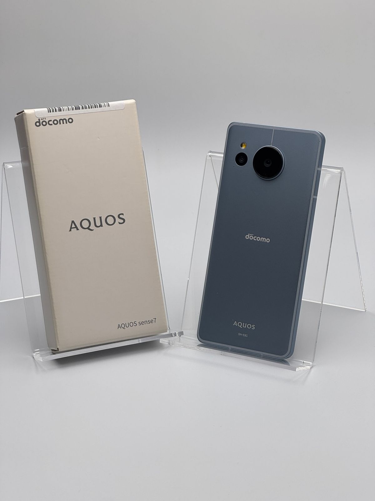 中古B】AQUOS sense7 SH-53C ブルー SIMフリー 白ロム - メルカリ