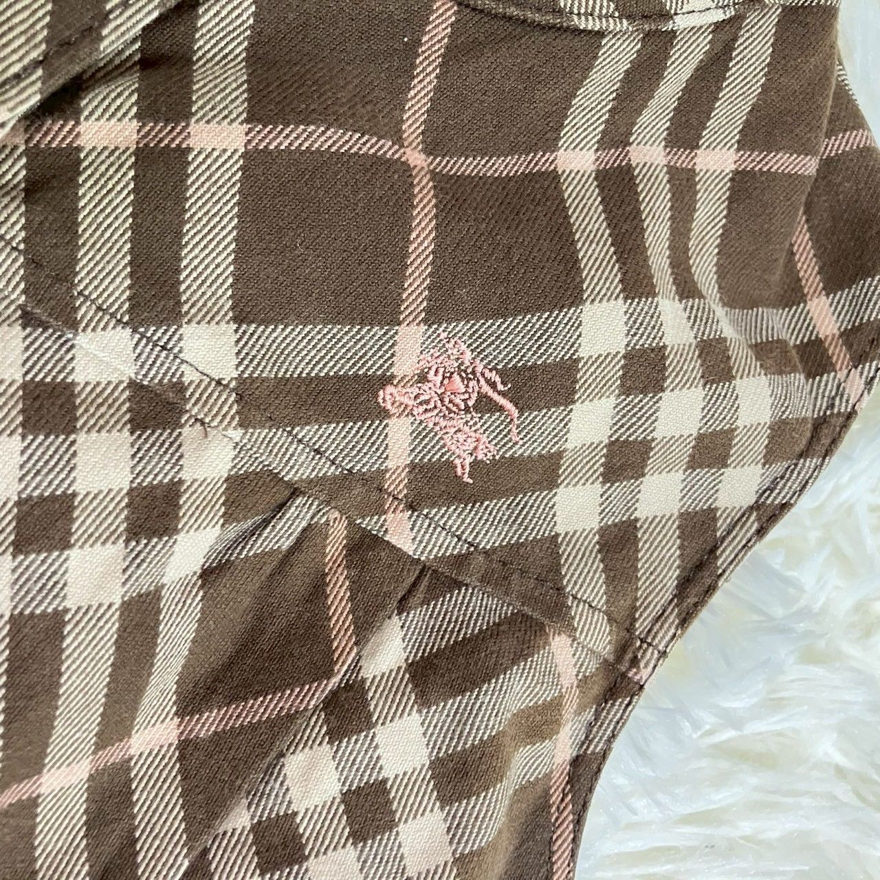 バーバリーブルーレーベル ノースリーブワンピース 2way ノバチェック