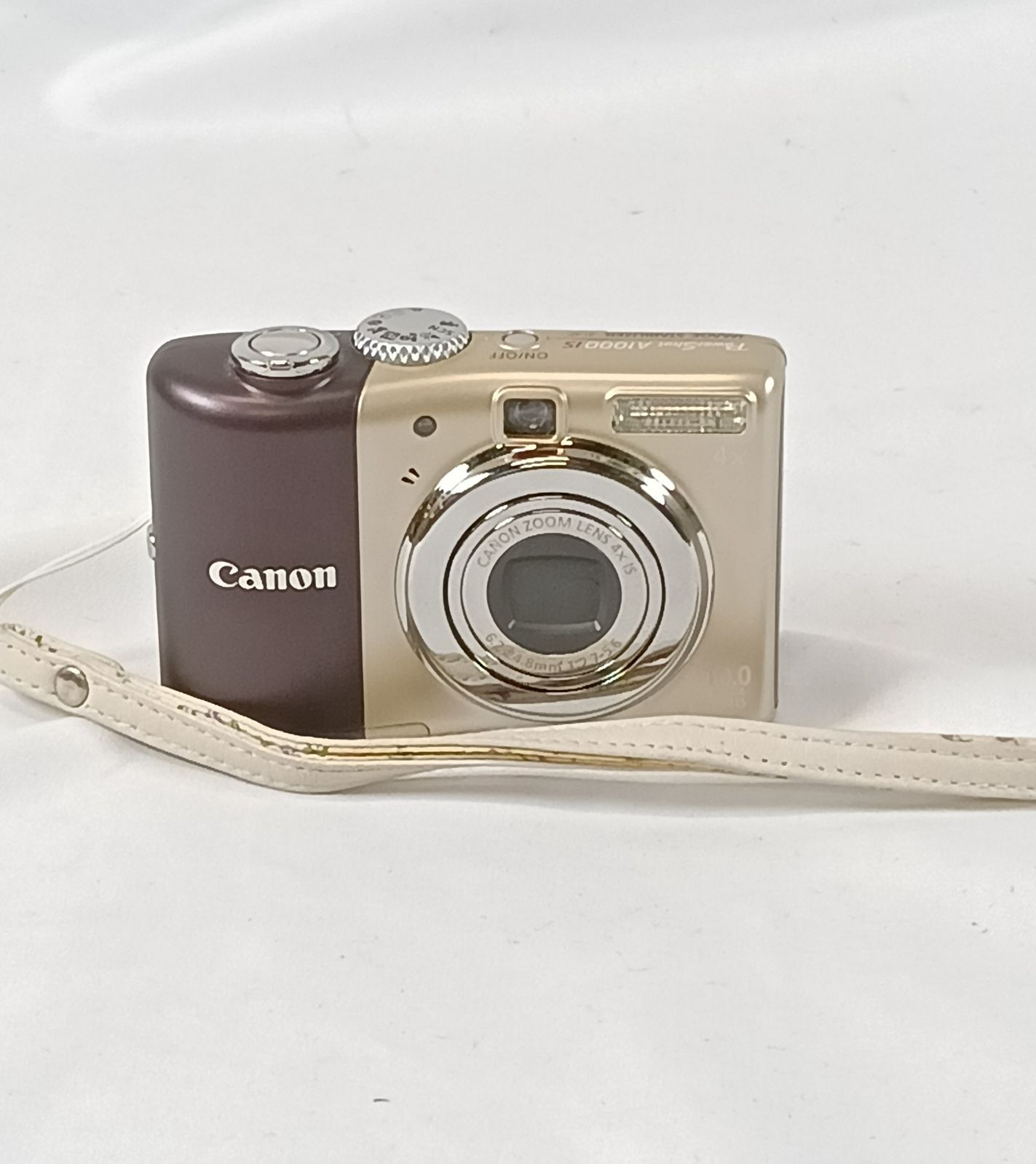 ジャンク】Canon キヤノン PowerShot A1000 IS ブラウン オールド