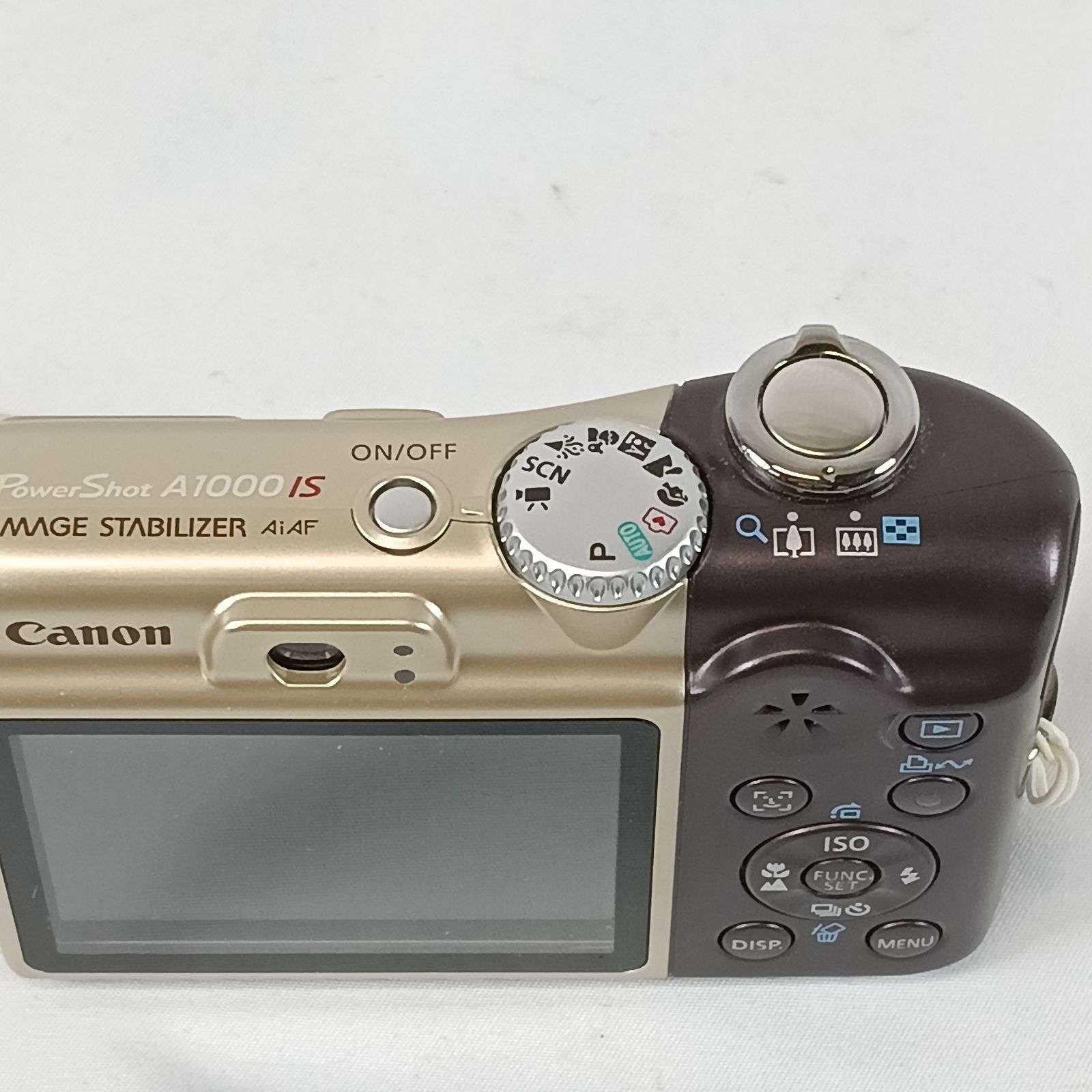 ジャンク】Canon キヤノン PowerShot A1000 IS ブラウン オールド