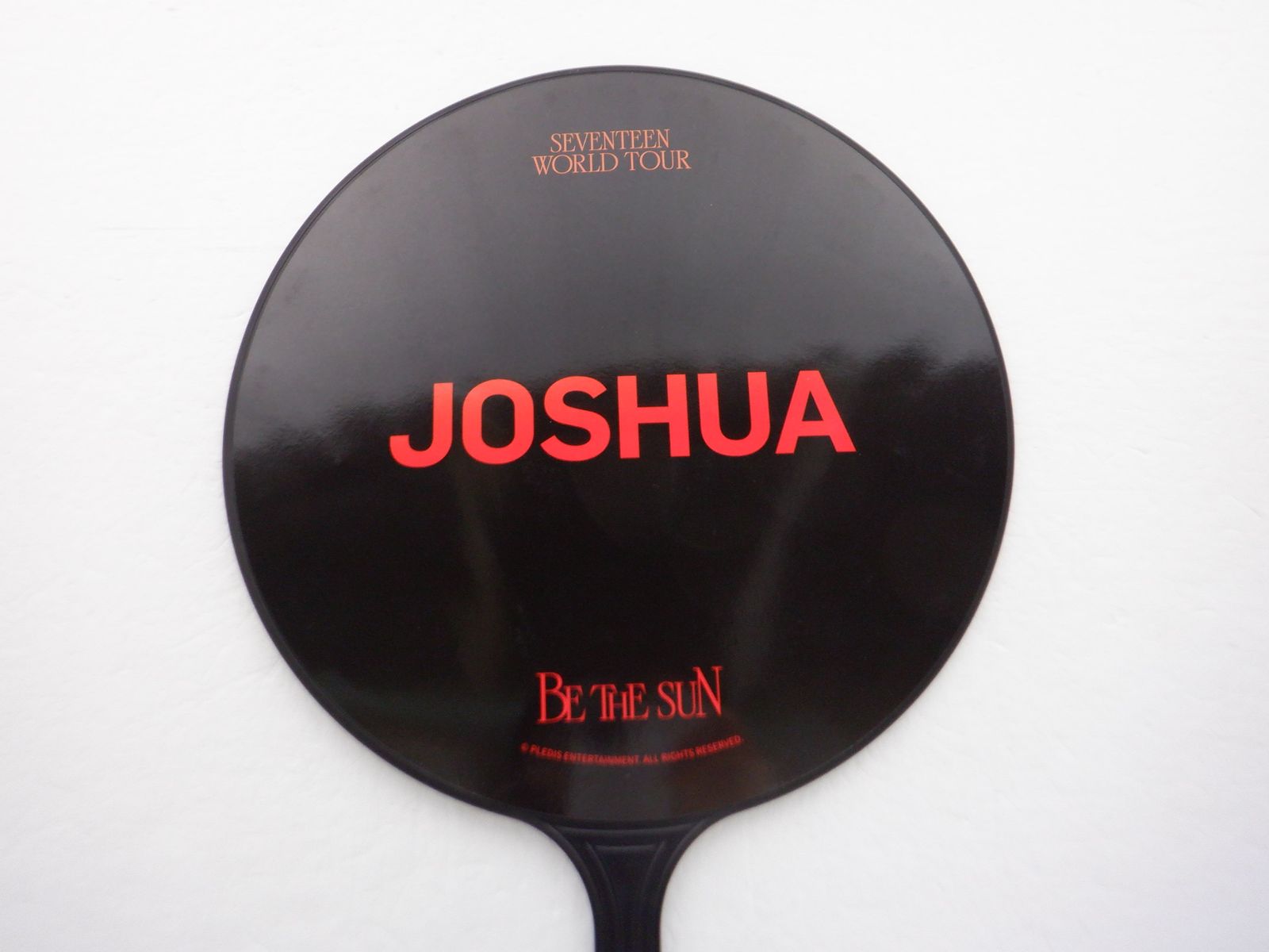 SEVENTEEN JOSHUA うちわ WORLD TOUR BE THE SUN IMAGE PICKET