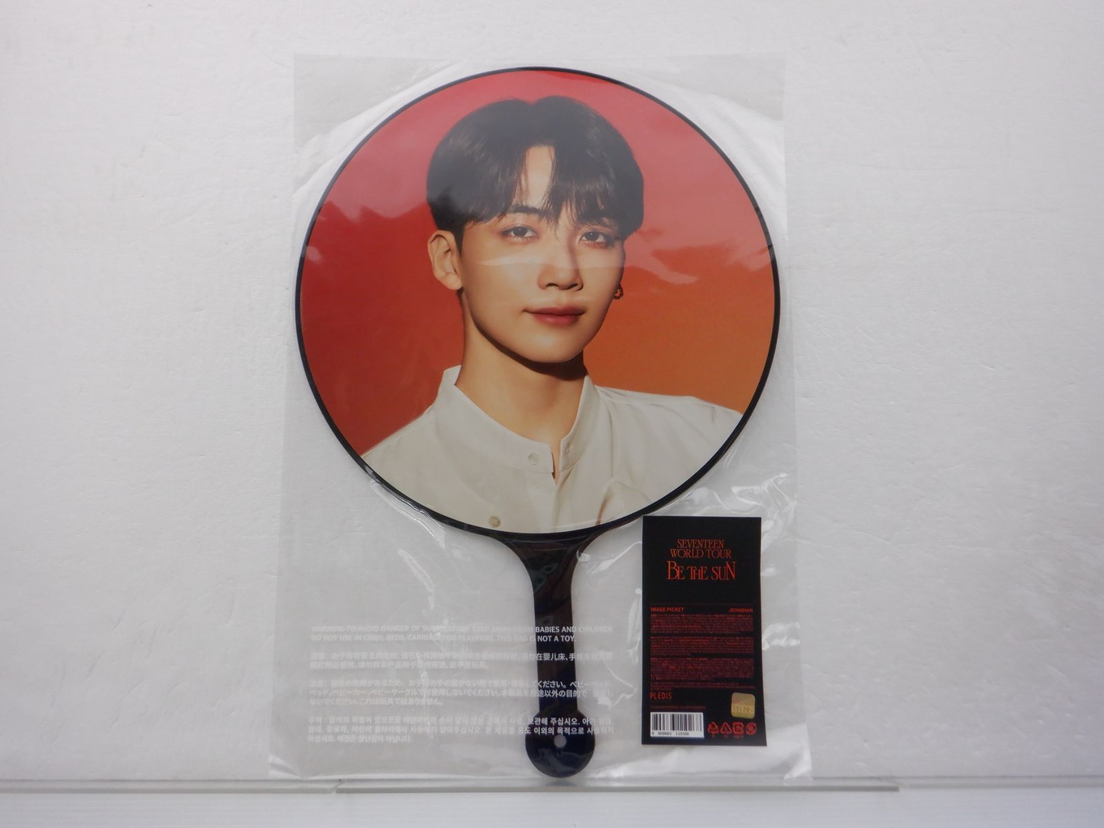 SEVENTEEN JEONGHAN うちわ WORLD TOUR BE THE SUN IMAGE PICKET