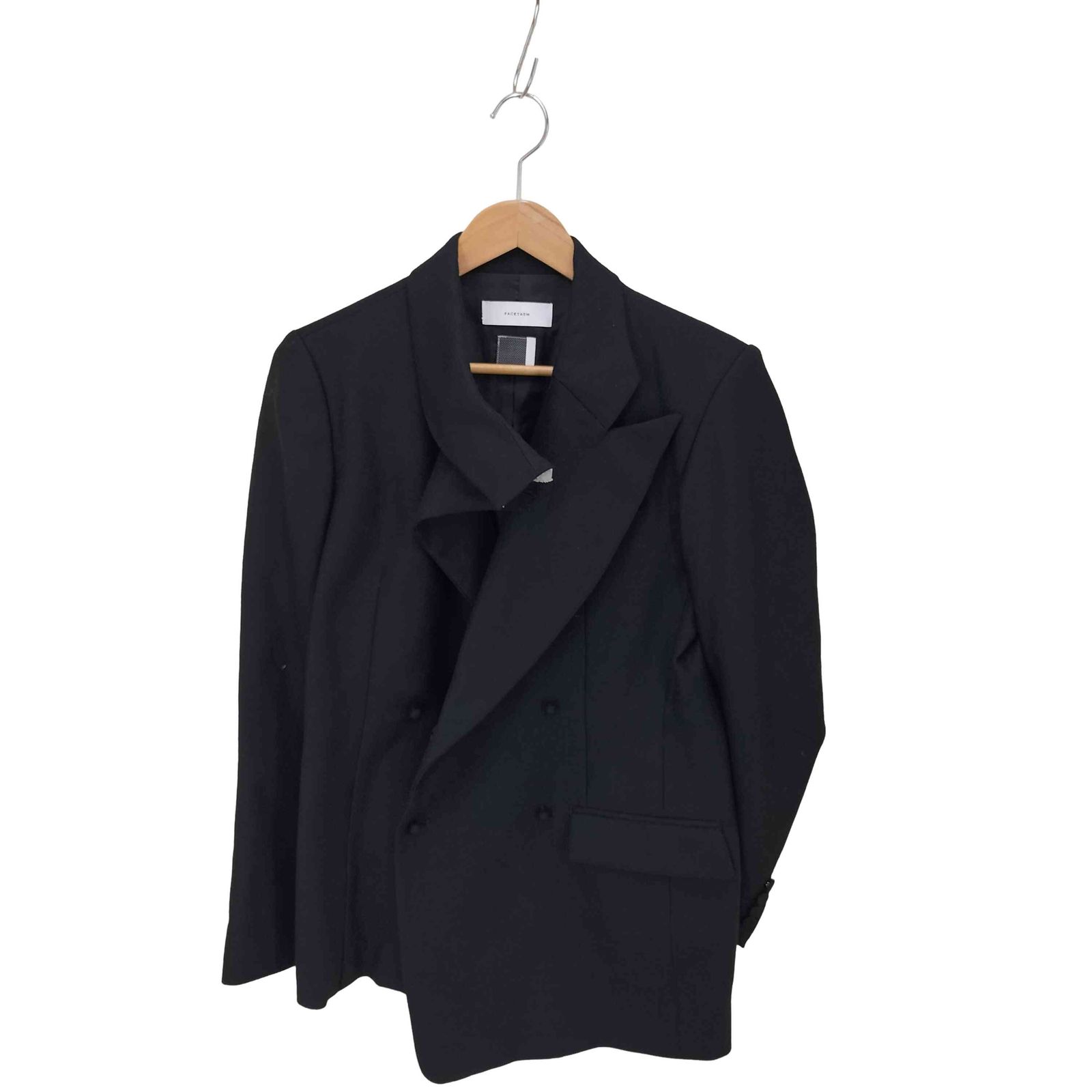 ファセッタズム FACETASM 変形ラペル ダブルテーラードジャケット メンズ  2
