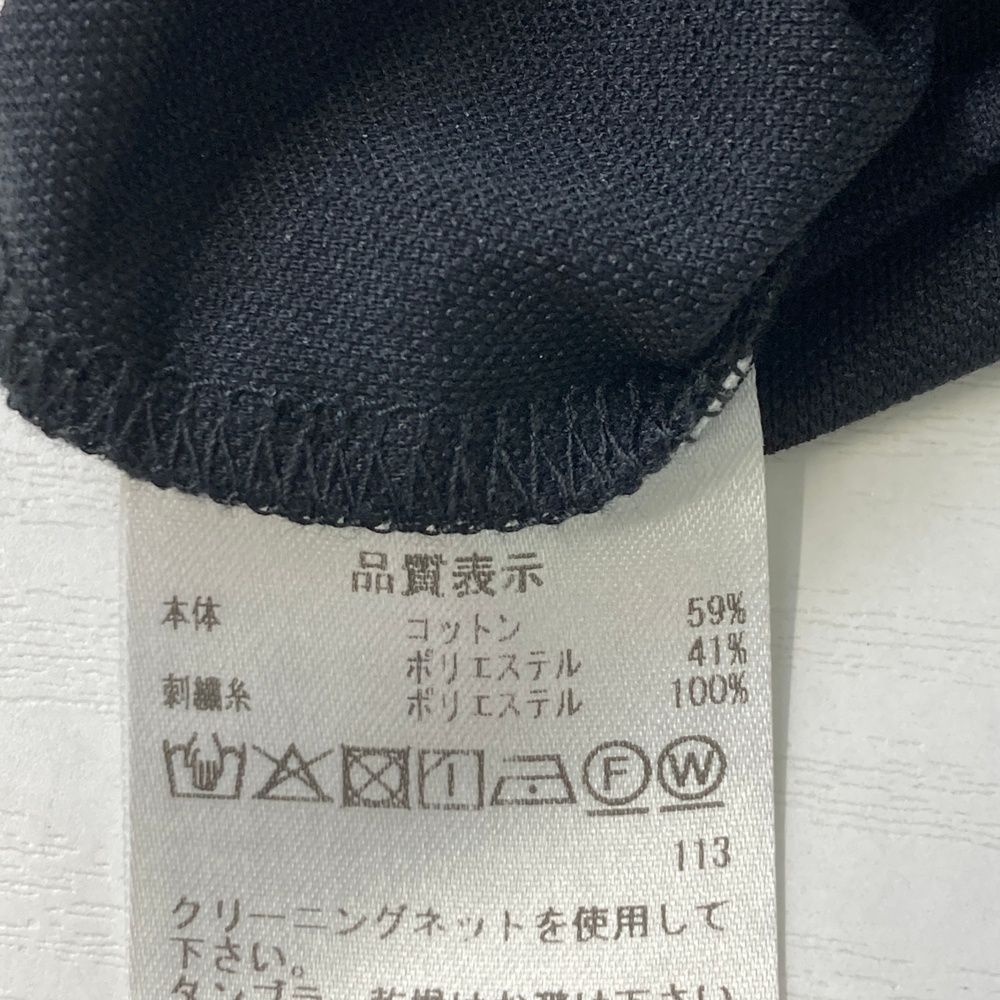 サイズ：36 ARCHIVIO アルチビオ ノースリーブポロシャツ ブラック系