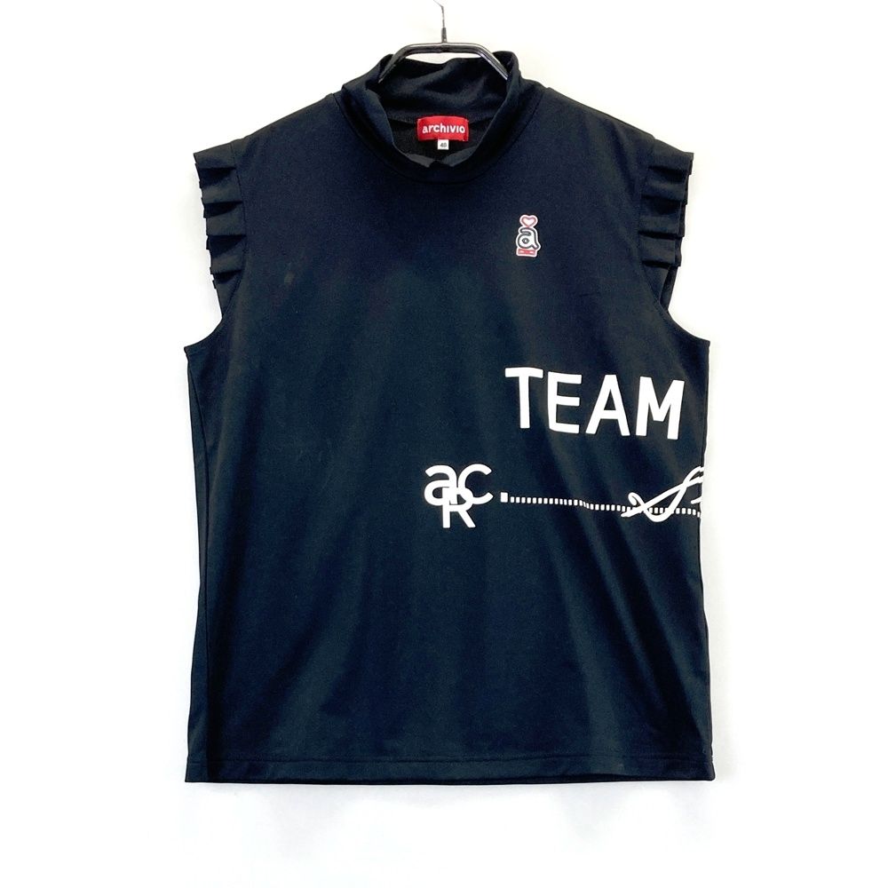 archivio レディース ノースリーブ ハイネック トップス サイズ：40 ARCHIVIO アルチビオ ハイネック ノースリーブシャツ 袖