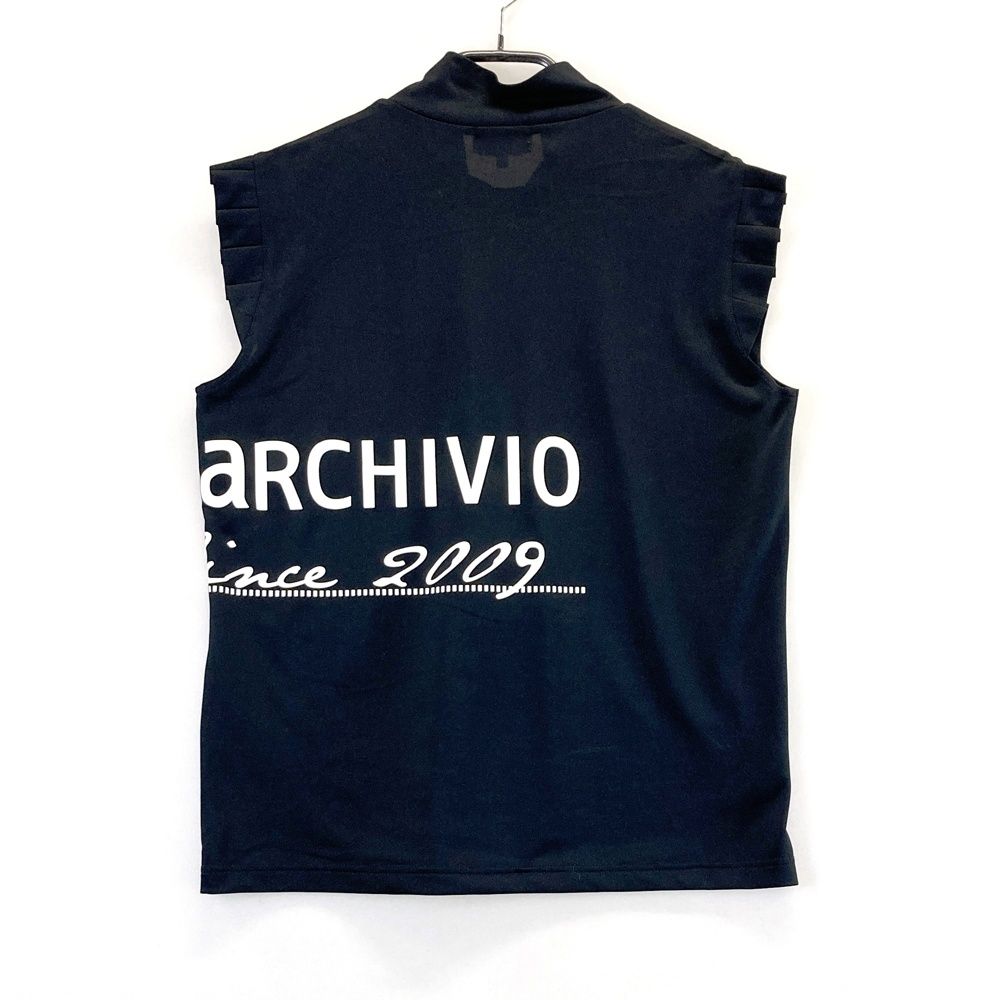 サイズ：40 ARCHIVIO アルチビオ ハイネック ノースリーブシャツ 袖