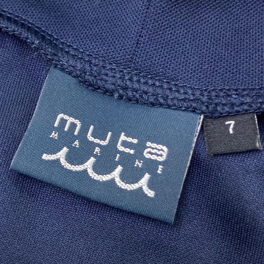 サイズ：7 MUTA MARINE ムータマリン ハイネック半袖Tシャツ ネイビー