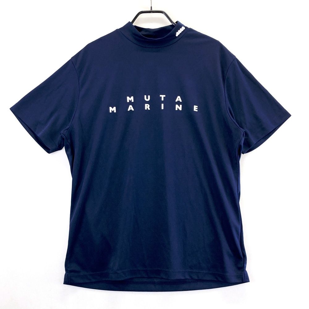 muta marine　golf　ネイビーハイネック サイズ：7 MUTA MARINE ムータマリン ハイネック半袖Tシャツ ネイビー