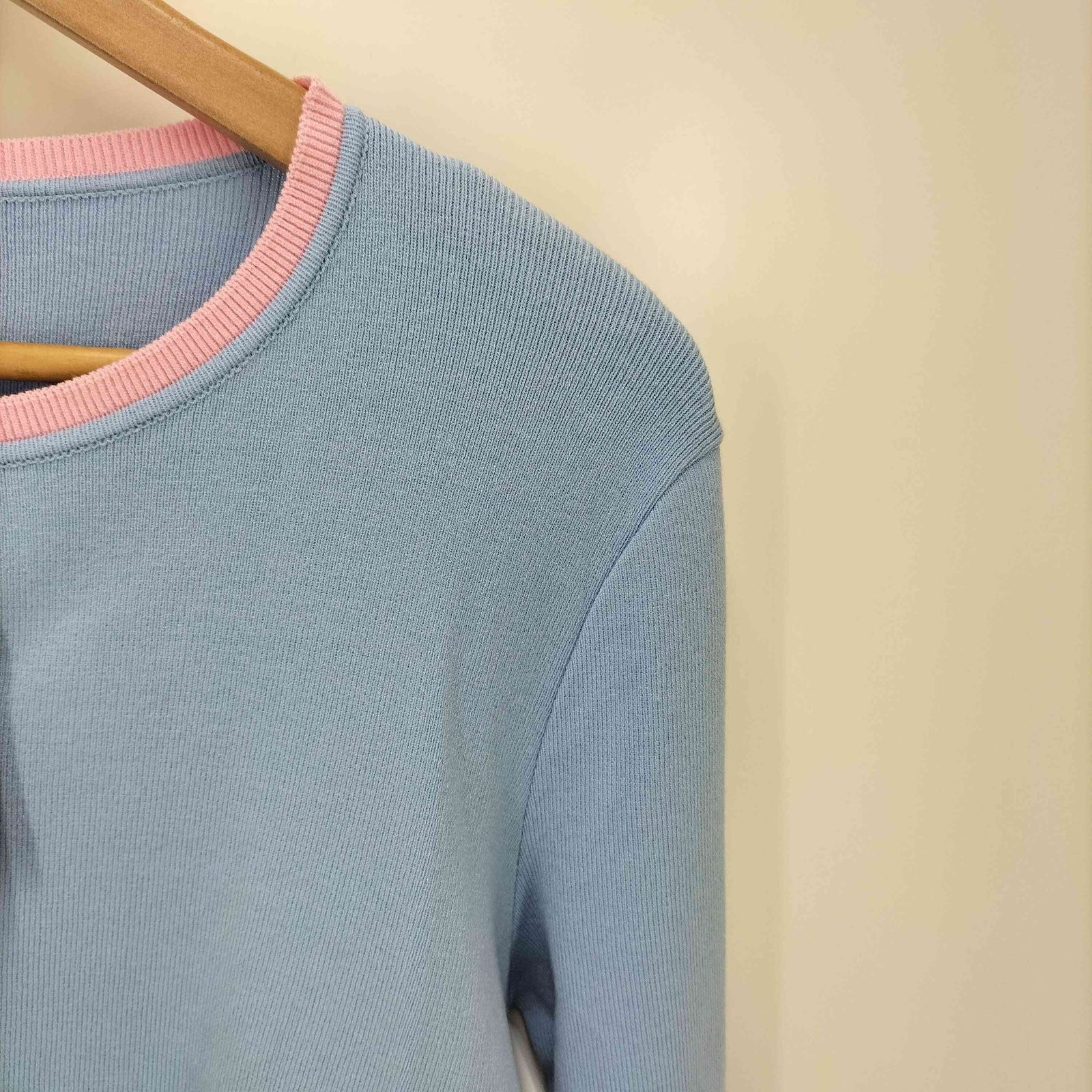 ブルーガール Blugirl イタリア製 バイカラーカーディガン レディース