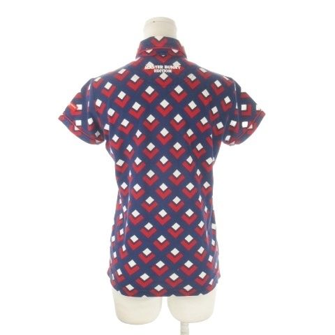 マスターバニー MASTER BUNNY EDITION ポロシャツ ゴルフ 0 紺