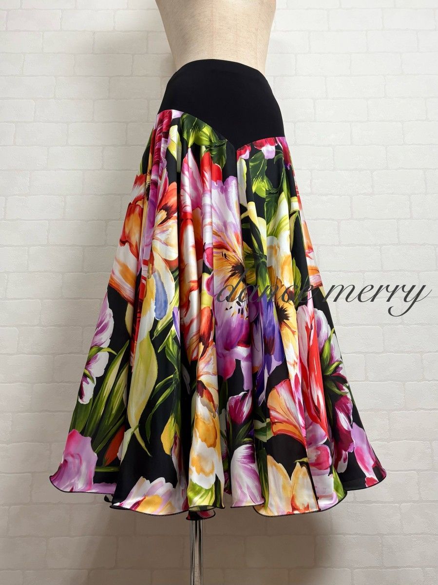 カラフル 新品 フレアー最大！ パソドブレ パソ ワルツ 社交ダンス