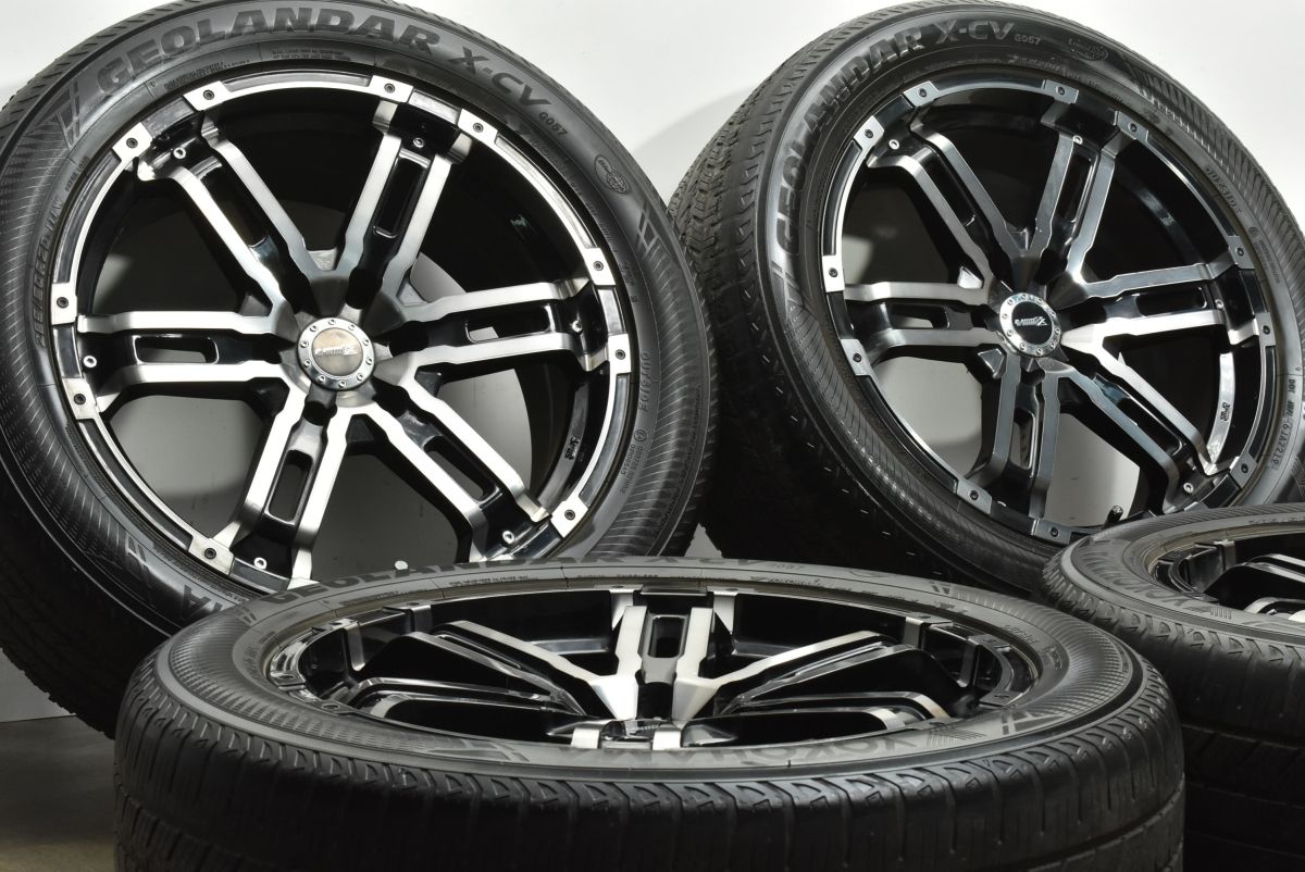 程度良好】B-MUD Z 20in 8.5J +24 PCD139.7 ジオランダー X-CV G057