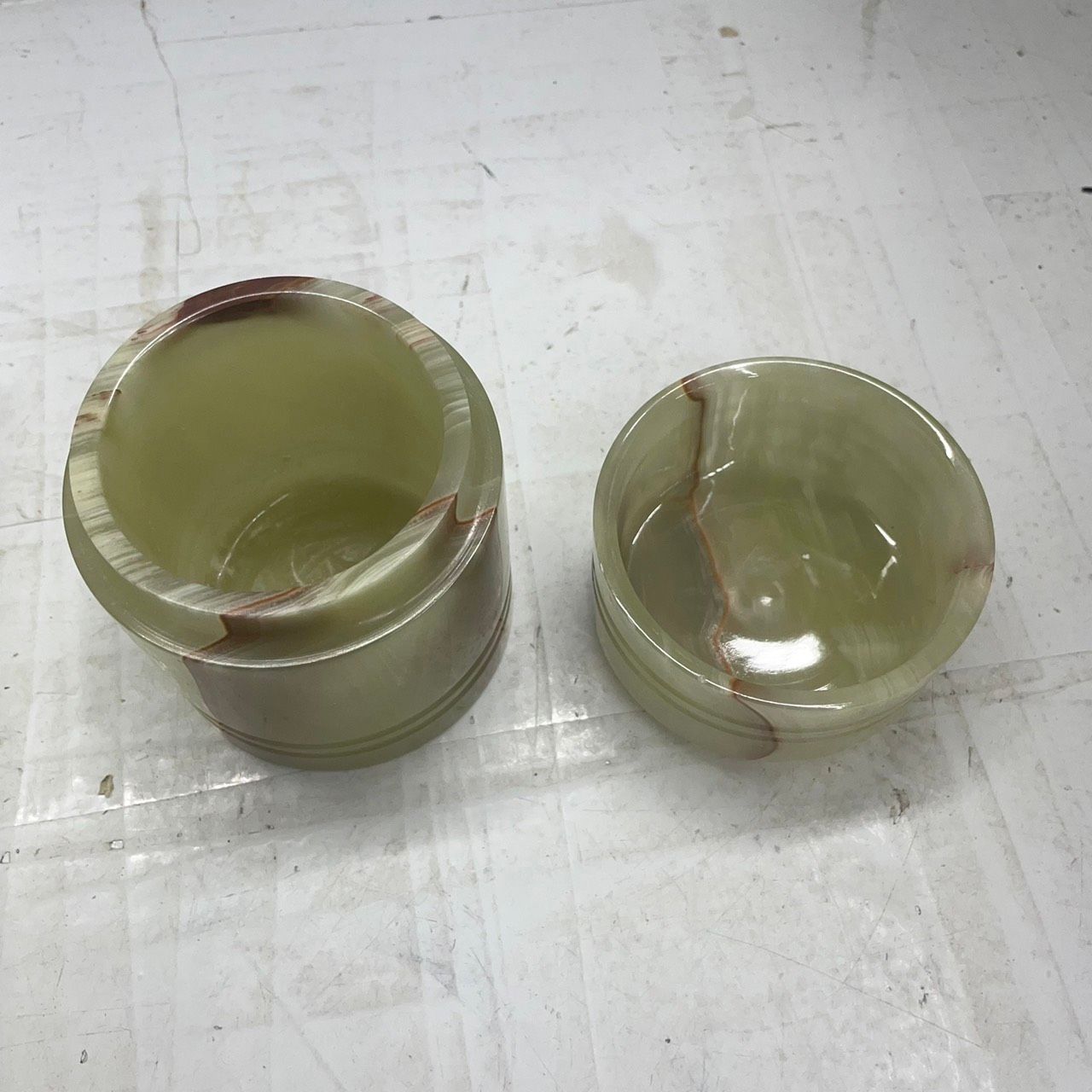 h11774 ONYX オニキス 灰皿 4点セット 大理石 ライター - メルカリ