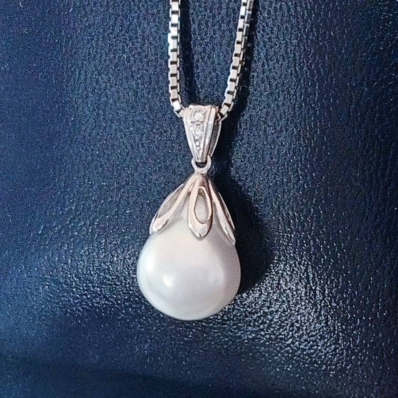 未使用】TASAKI タサキ 田崎真珠 PT900 パール ダイヤモンド