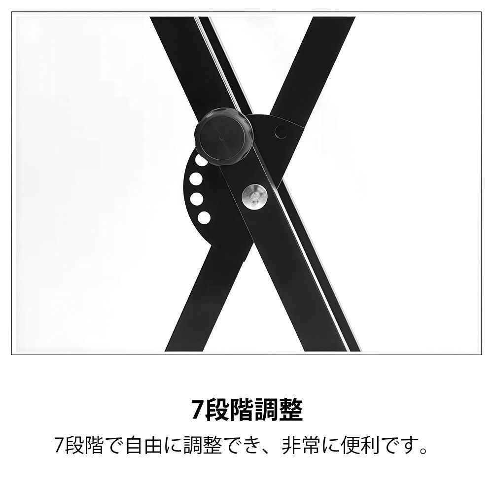 キーボードスタンド X型 頑丈 ダブルレッグ 7段階高さ調節 32-97cm 54