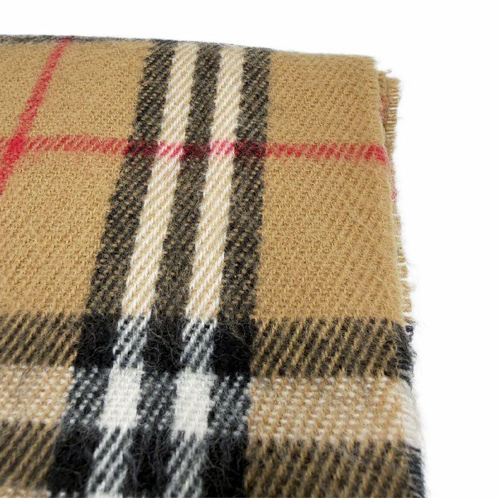 新品　未使用　バーバリー　ノバチェック　ウール　マフラー　ベージュ 楽天市場】バーバリー ノバチェック マフラー ベージュ マルチカラー