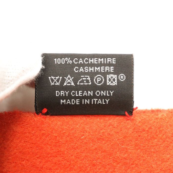 極美品】HERMES エルメス マフラー カシミヤ100% H ロゴ パンチング
