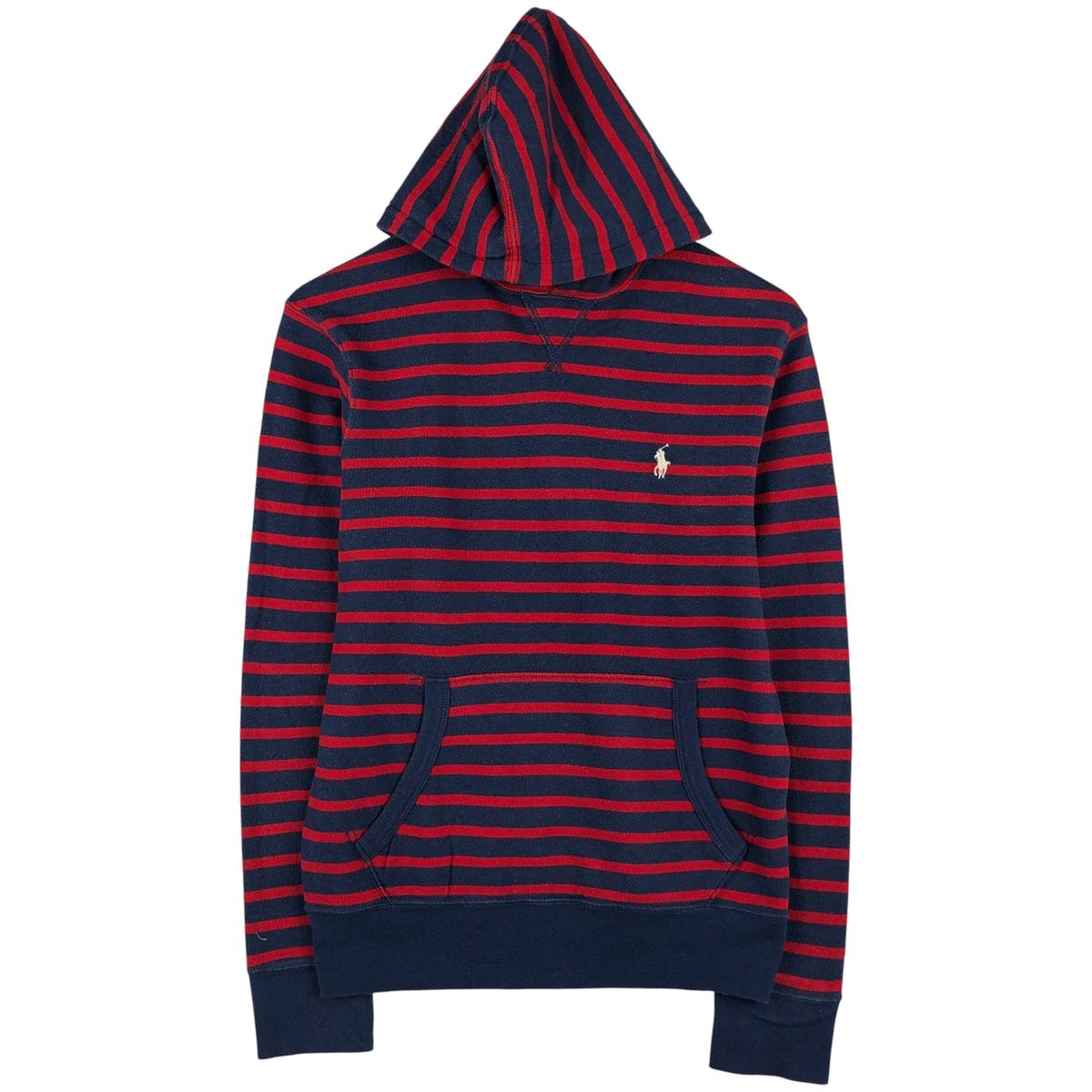 古着 ラルフローレン Ralph Lauren POLO by Ralph Lauren ボーダー柄 スウェットプルオーバーパーカー メンズS相当/eaa611297 古着 ラルフローレン Ralph Lauren POLO by Ralph Lauren ボーダー柄