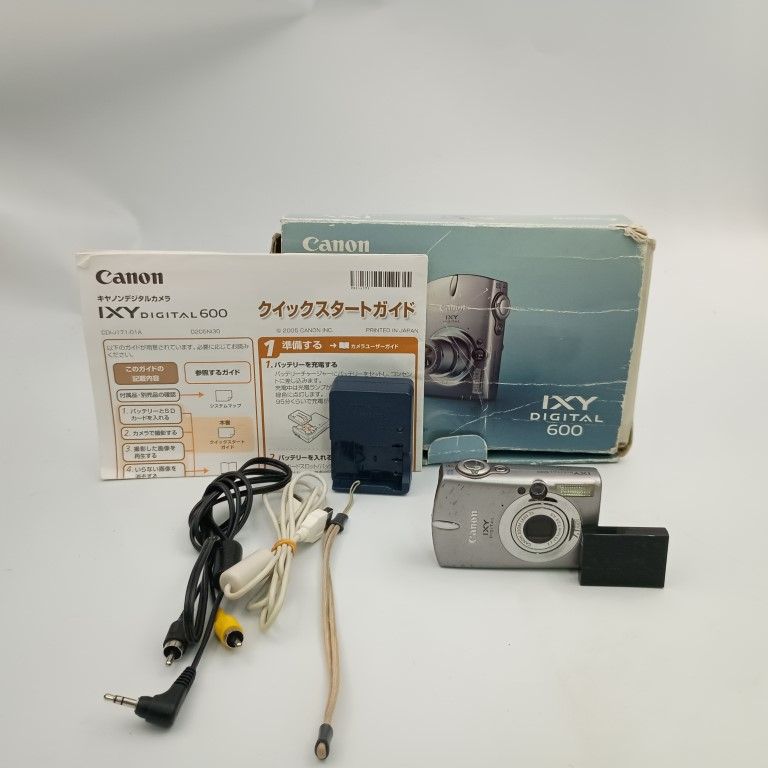 Canon IXY DIGITAL 600 Silver カメラレンズ 〇 - メルカリ