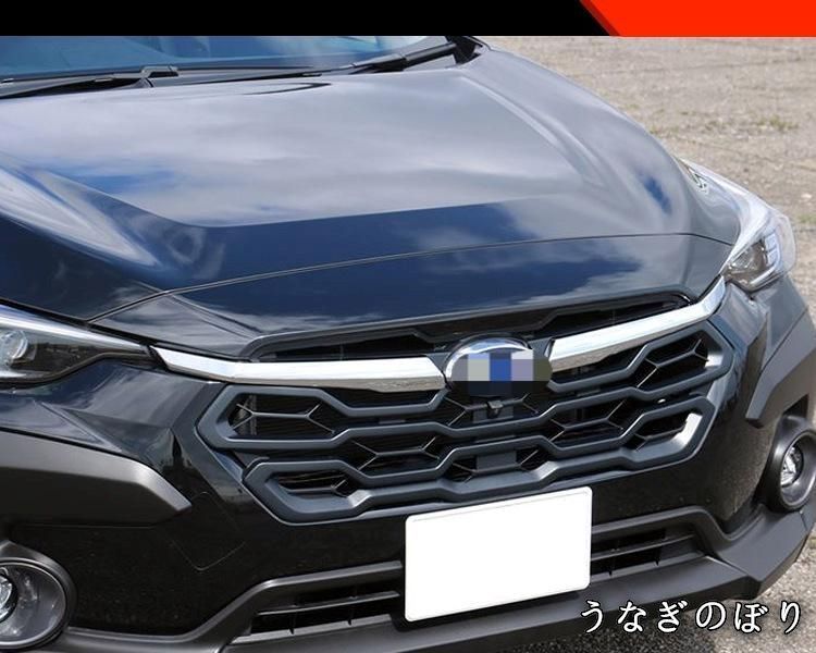 スバル フロントグリル 人気商品2024年式スバルCrosstrek専用 フロントグリル装飾バー ABS製 2