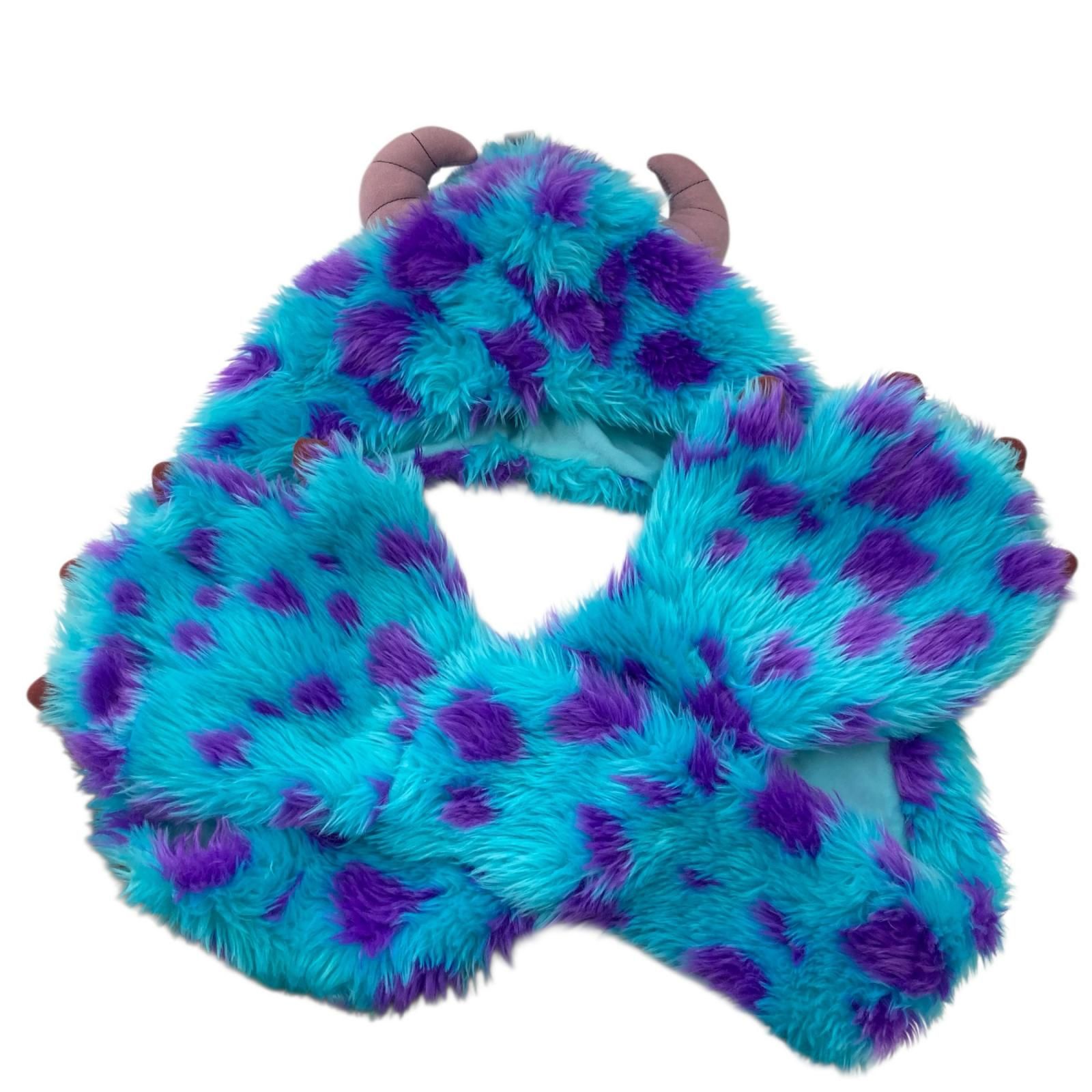 186000 現状品 Disney ディズニー マフラーキャップ⭐︎サリー ブルー