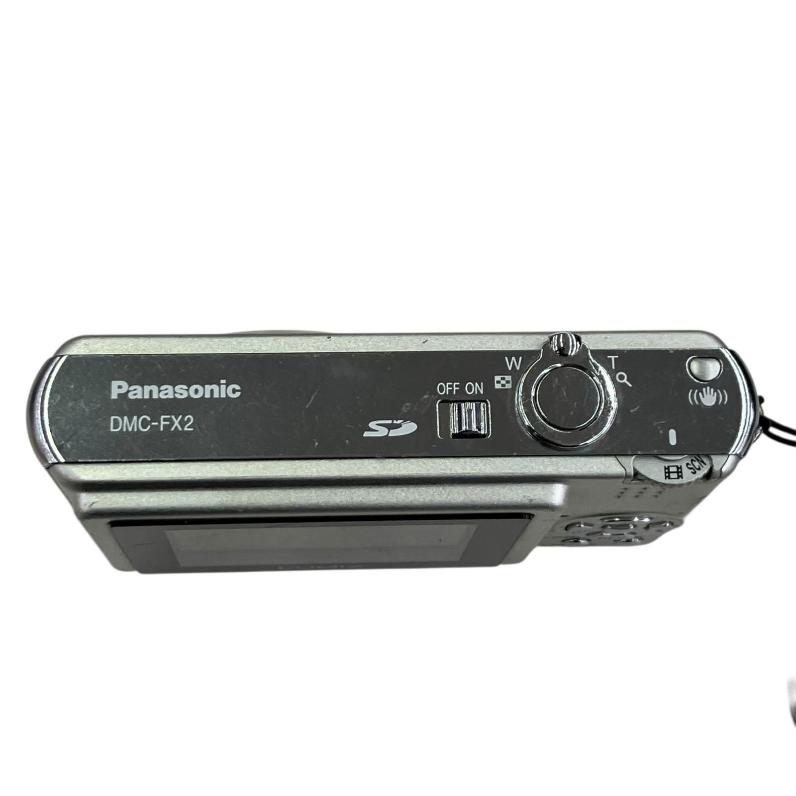 【良品】パナソニック DMC-FX2 シルバー 動作確認済み 付属品多数 118010 現状品 Panasonic パナソニック LUMIX FX2 DMC-FX2 シルバー