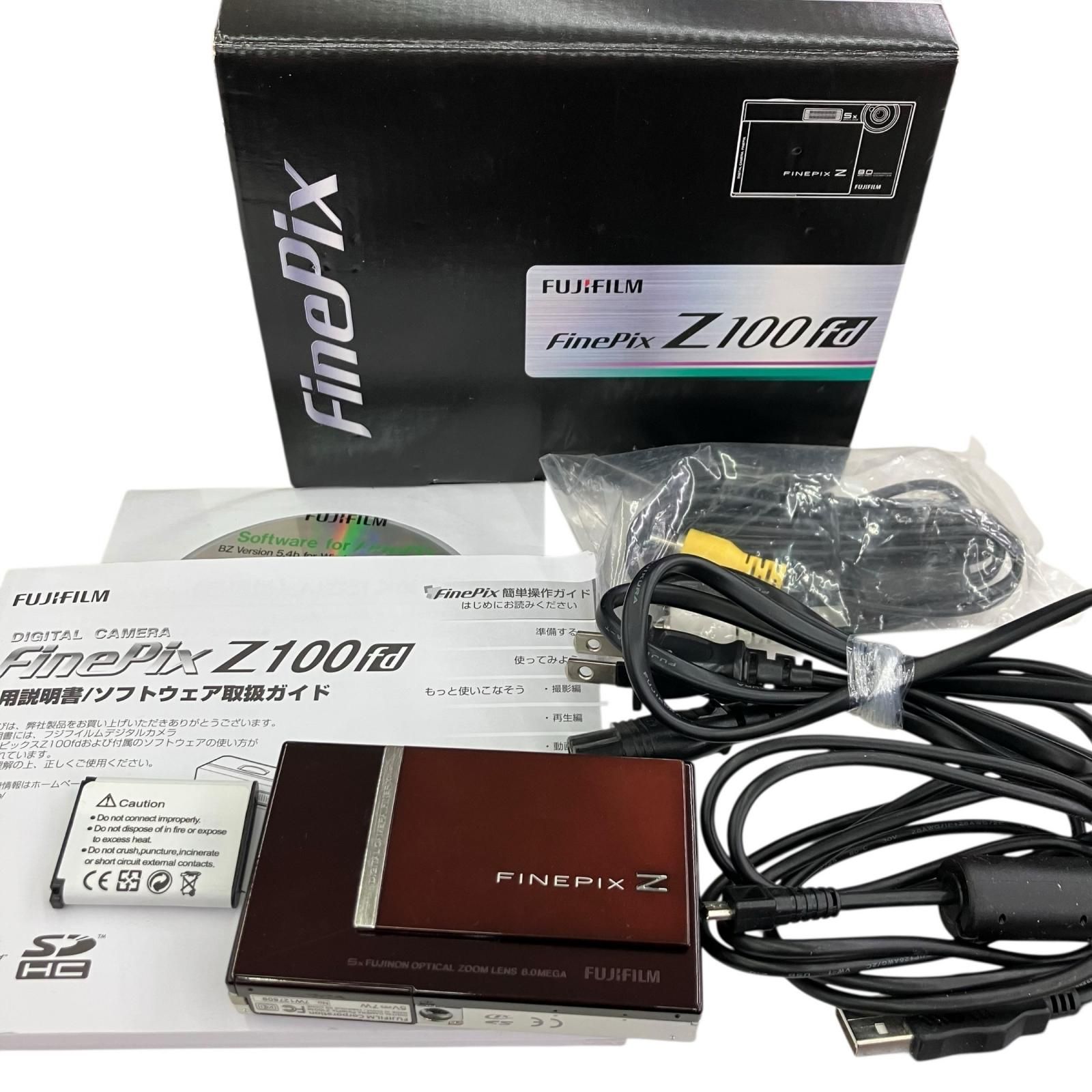 富士フイルム デジタルカメラ FinePix Z100 fd動作確認済み 動作確認