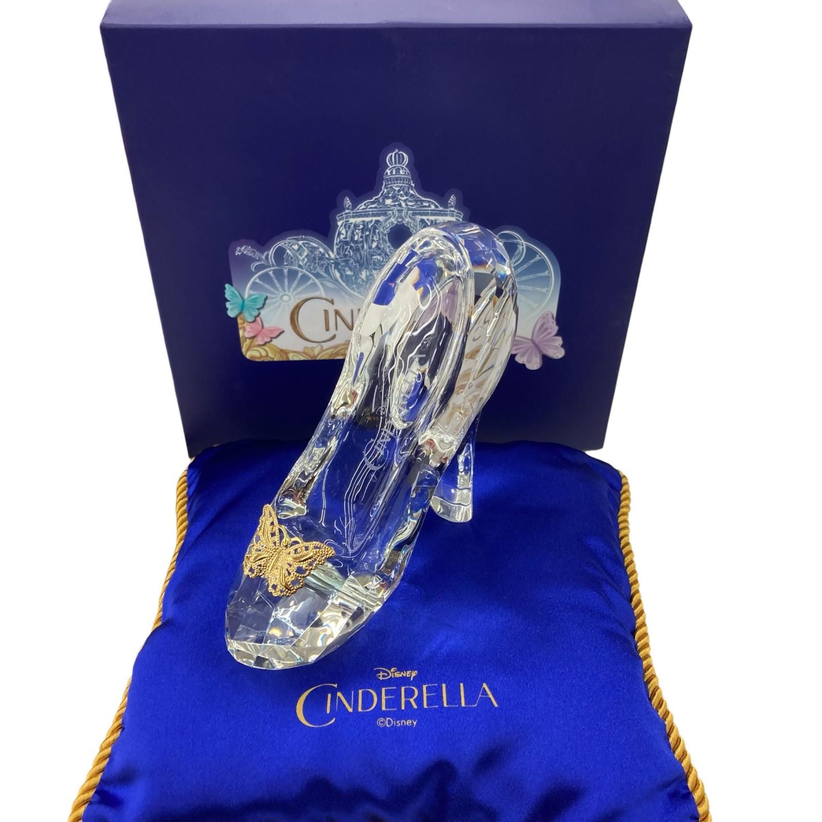 186000 現状品 Disney ディズニー シンデレラ ガラスの靴 DENPO クリア
