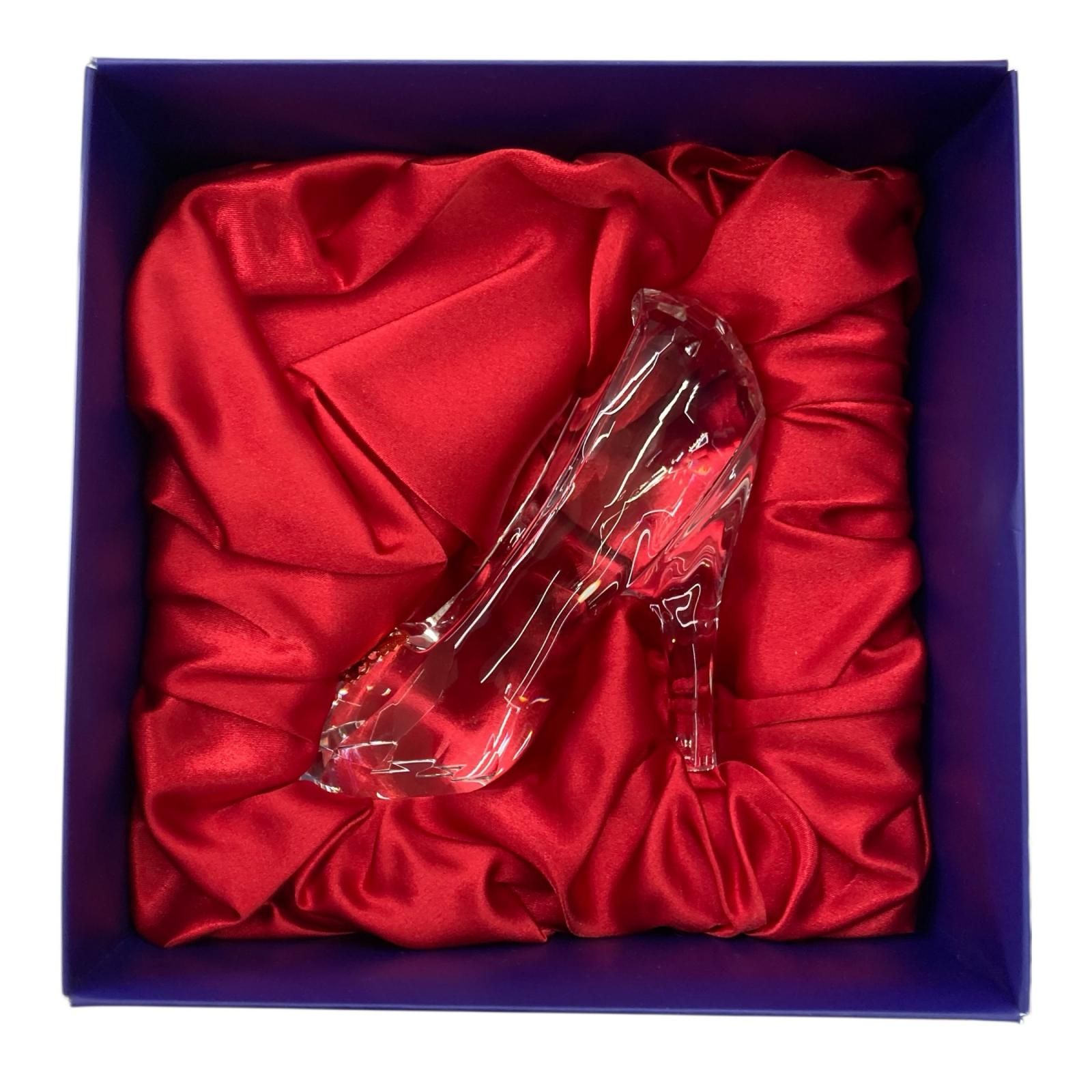 186000 現状品 Disney ディズニー シンデレラ ガラスの靴 DENPO クリア