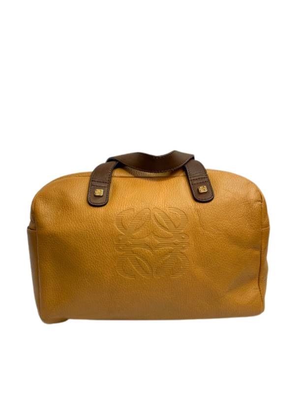 【LOEWE】ミニボストンバッグ　アナグラム　レザー　ブラウン　ゴールド金具 楽天市場】LOEWE ロエベ アナグラム ハンドバッグ ミニボストンバッグ