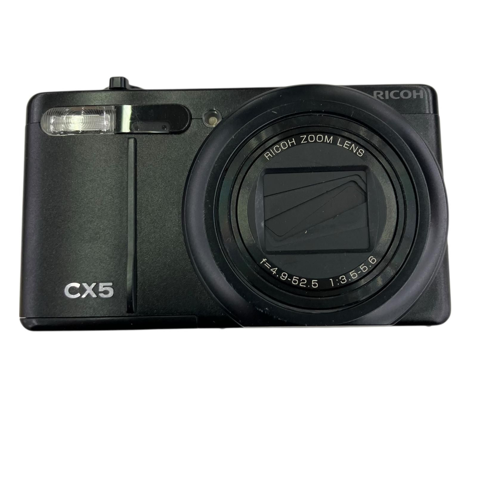 118011 訳アリ品 RICOH リコー デジカメ CX5 f=4.9-52.5 1:3.5-5.6