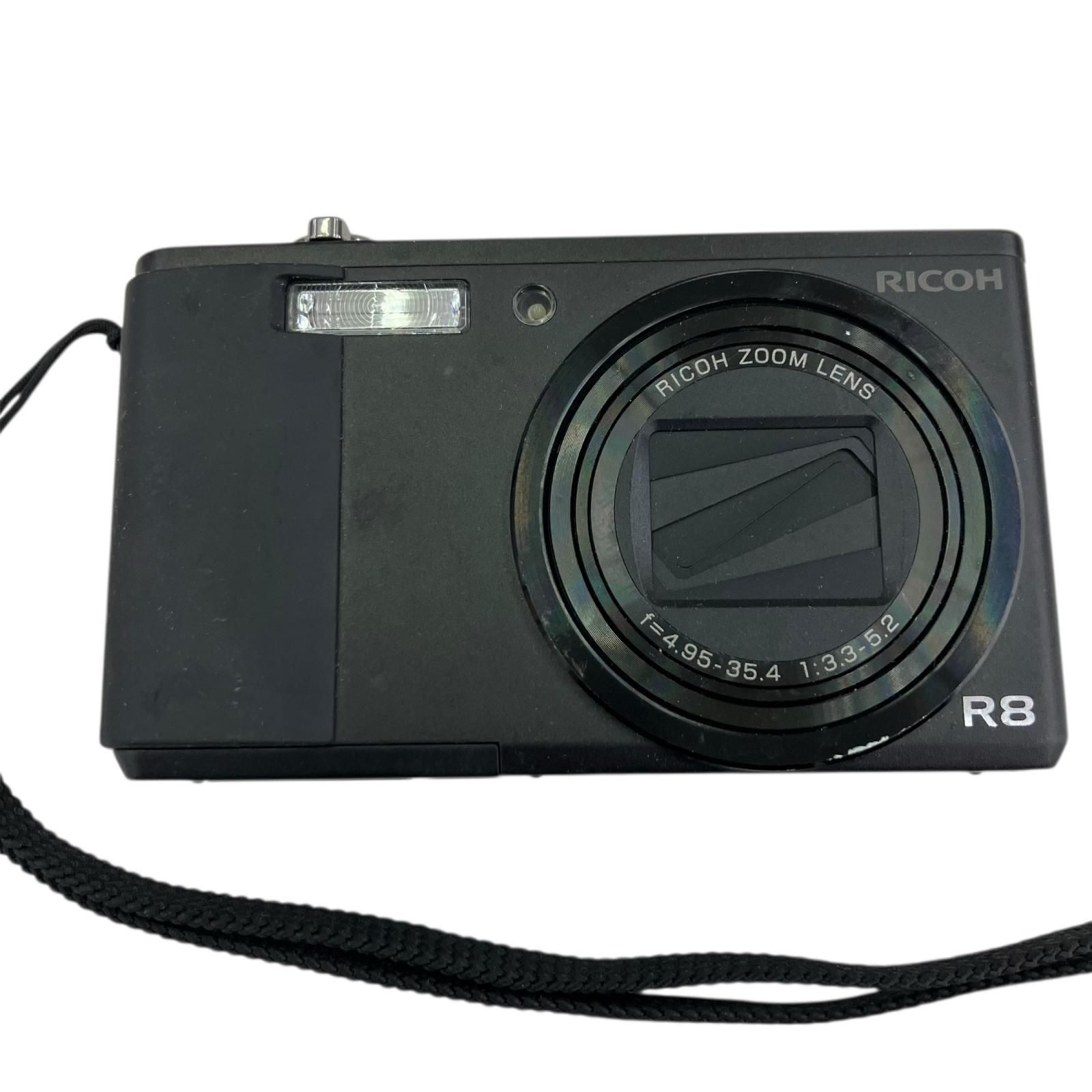 118011 現状品 RICOH リコー デジカメ R8 f=4.95-35.4 1:3.3-5.2