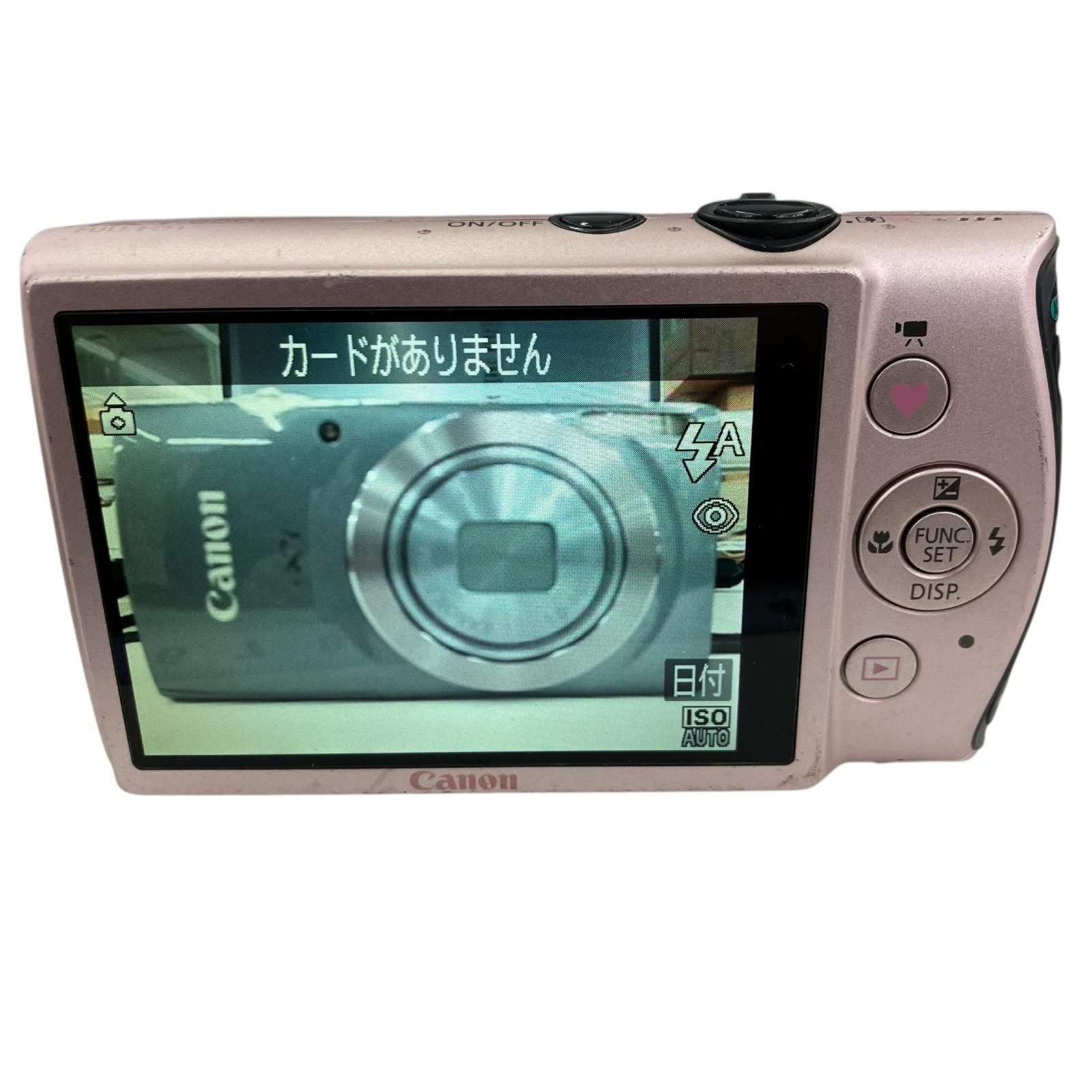 118011 動作確認済み canon キャノン デジカメ IXY 600F PC1676 ピンク