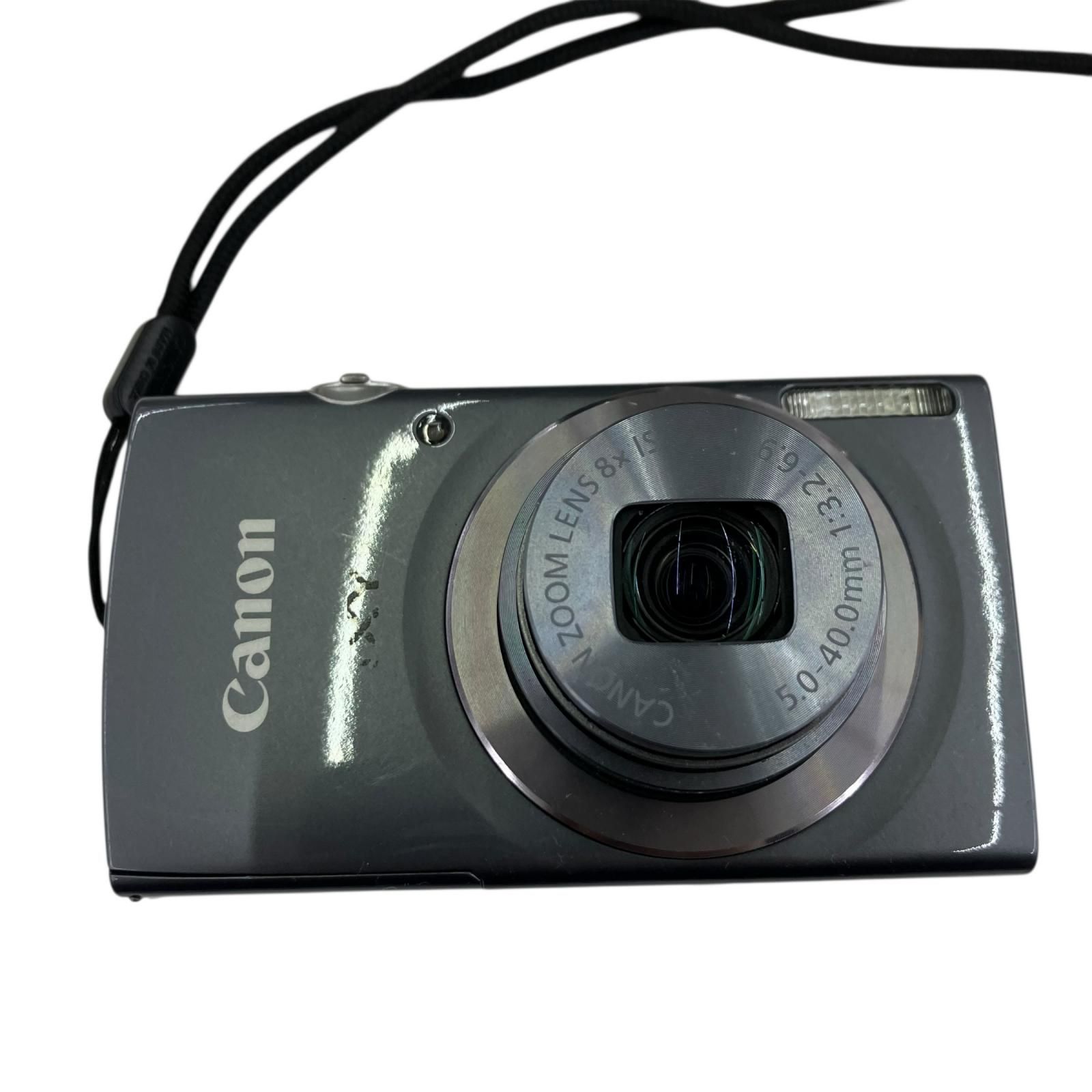 118011 動作確認済み canon キャノン デジカメ IXY160 PC2196 グレー 